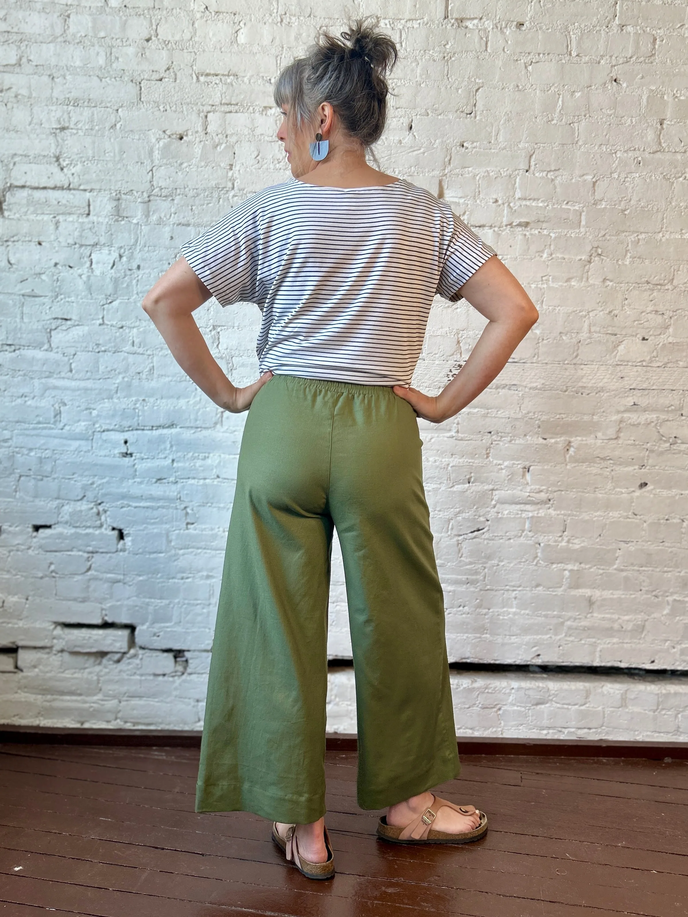 One of a Few Sale - Flawed - Milan Pants - Olive - Final Sale sold by Smoking Lily product image thumbnail 2