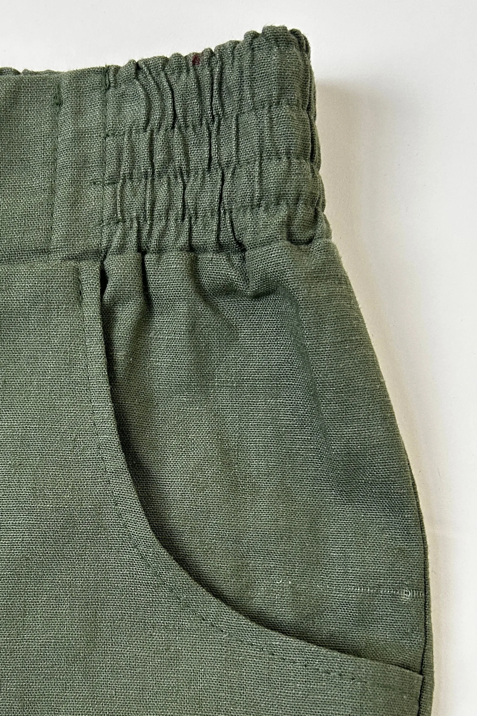 One of a Few Sale - Flawed - Milan Pants - Olive - Final Sale sold by Smoking Lily product image thumbnail 4