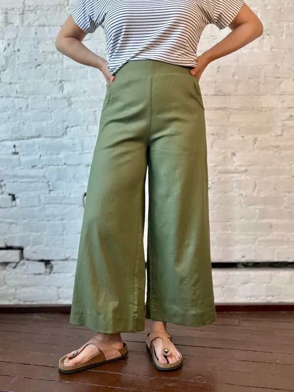 One of a Few Sale - Flawed - Milan Pants - Olive - Final Sale made by Smoking Lily