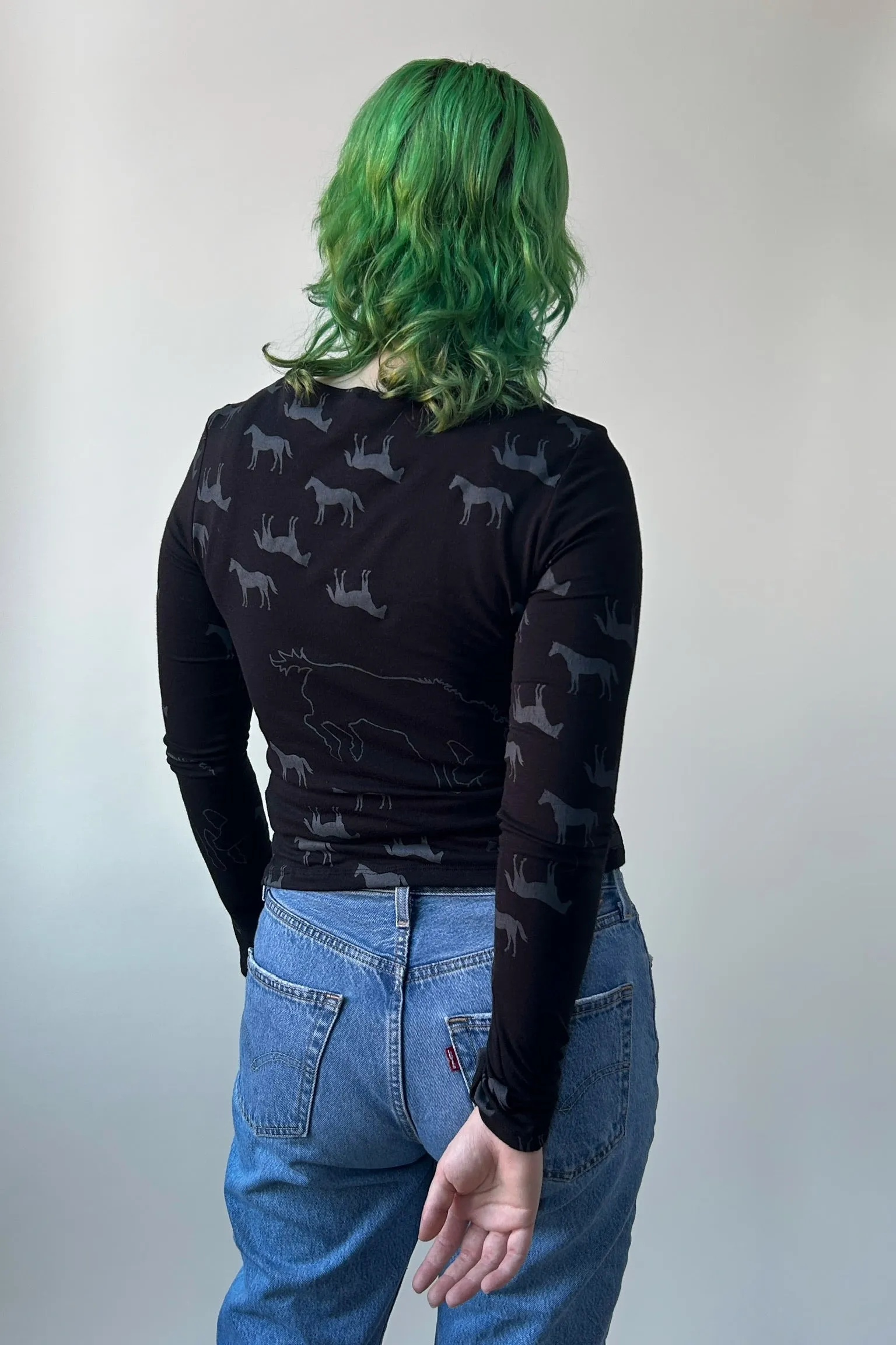 Cropped Nanette - Horses sold by Smoking Lily product image thumbnail 4