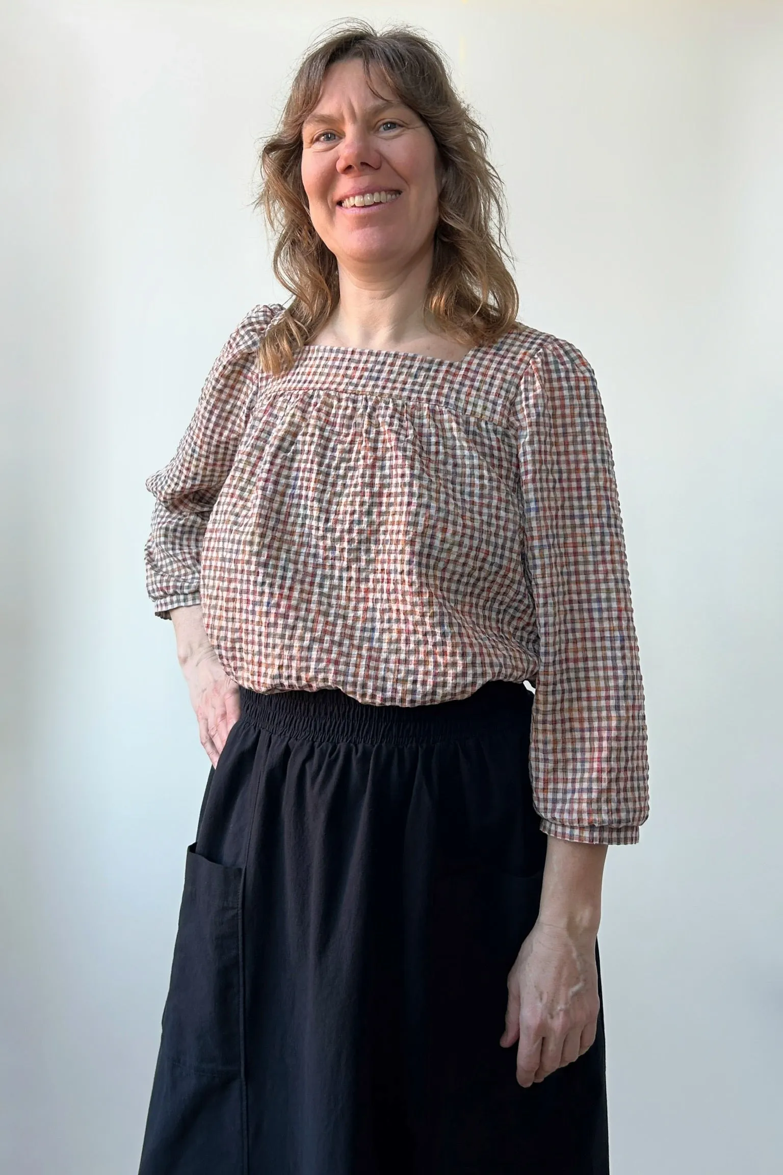 Paska Reviver Blouse - Gingham sold by Smoking Lily