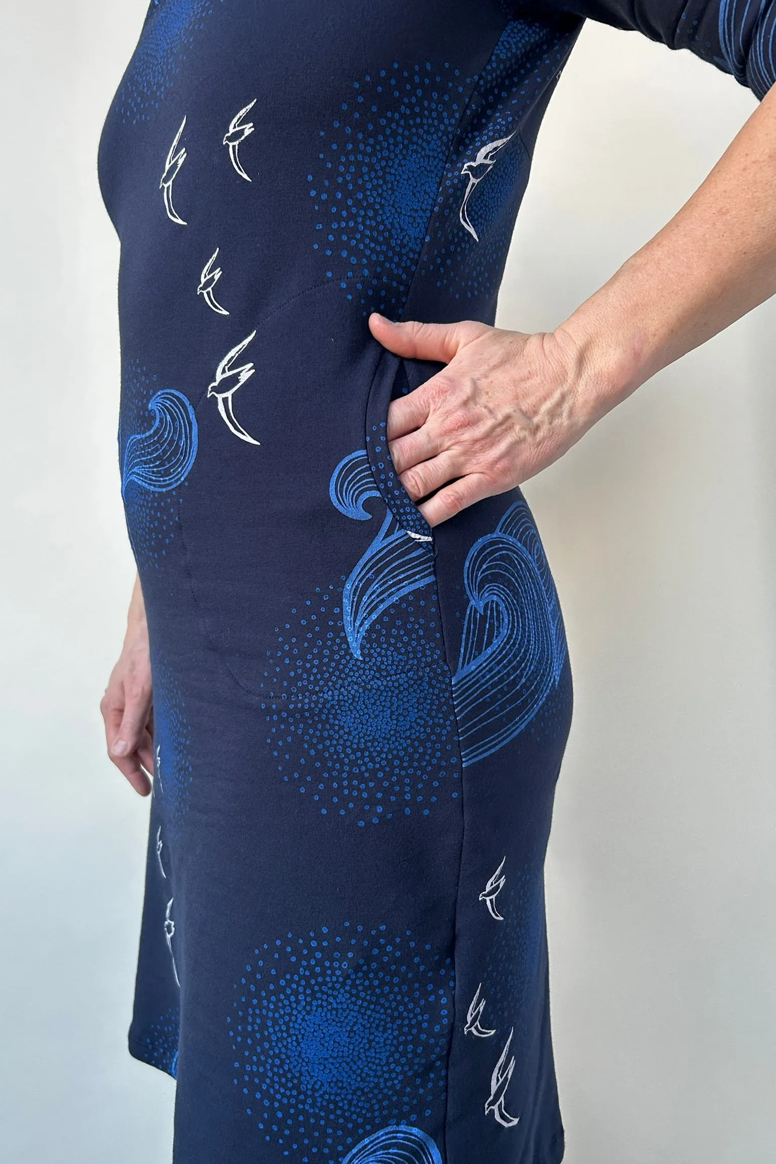 Point Grey Dress - Navy sold by Smoking Lily product image thumbnail 5