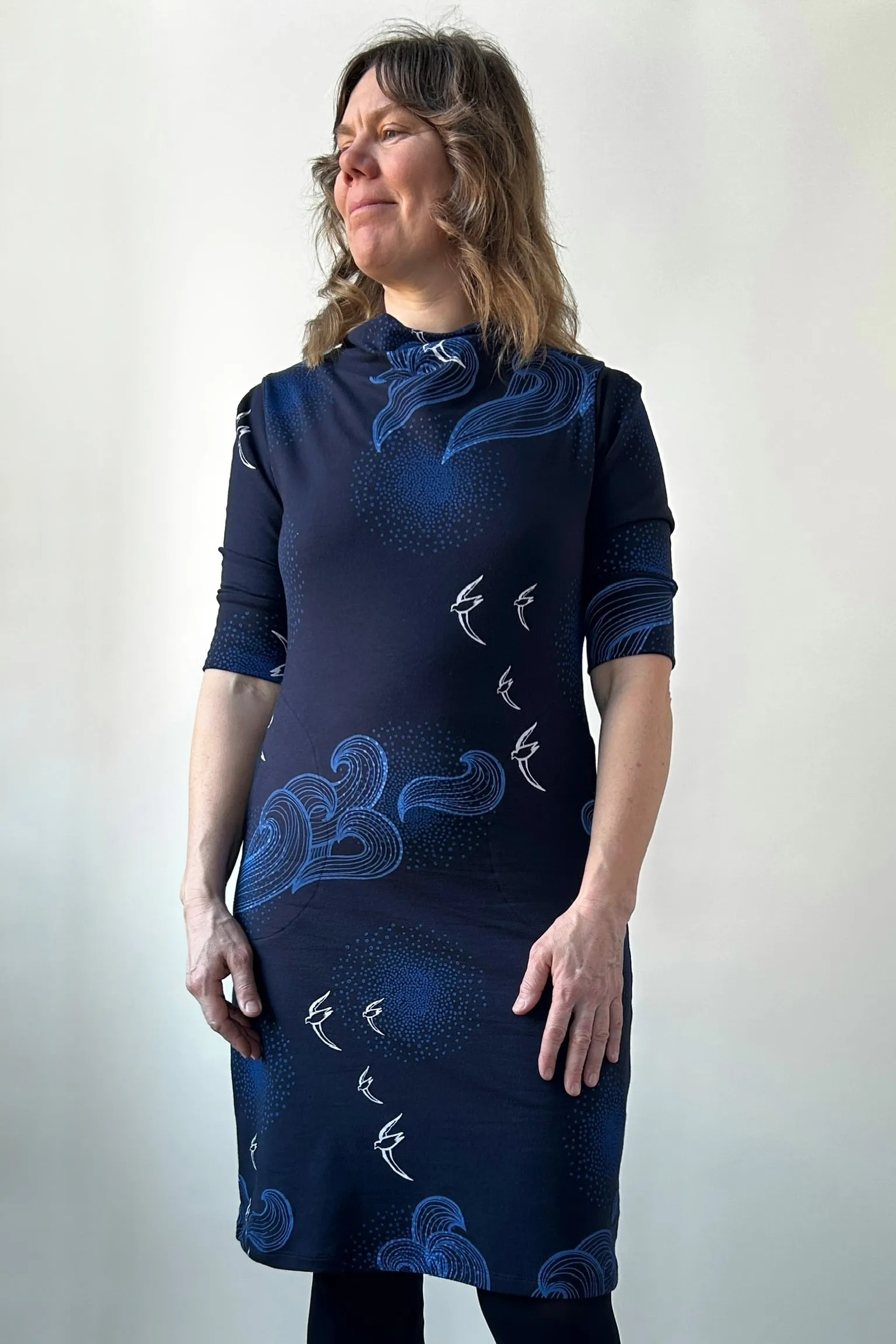 Point Grey Dress - Navy sold by Smoking Lily product image thumbnail 4