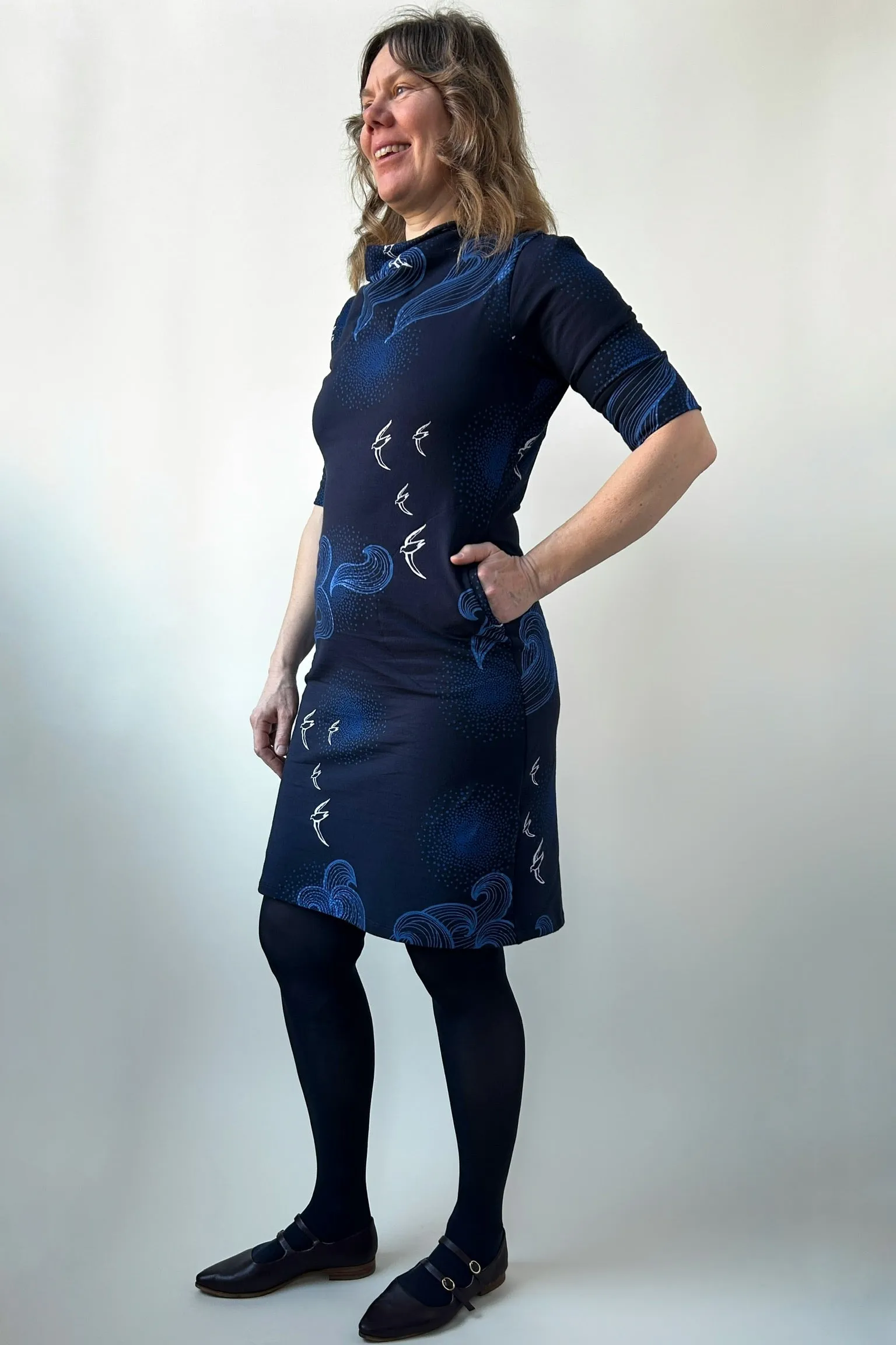 Point Grey Dress - Navy sold by Smoking Lily product image thumbnail 2