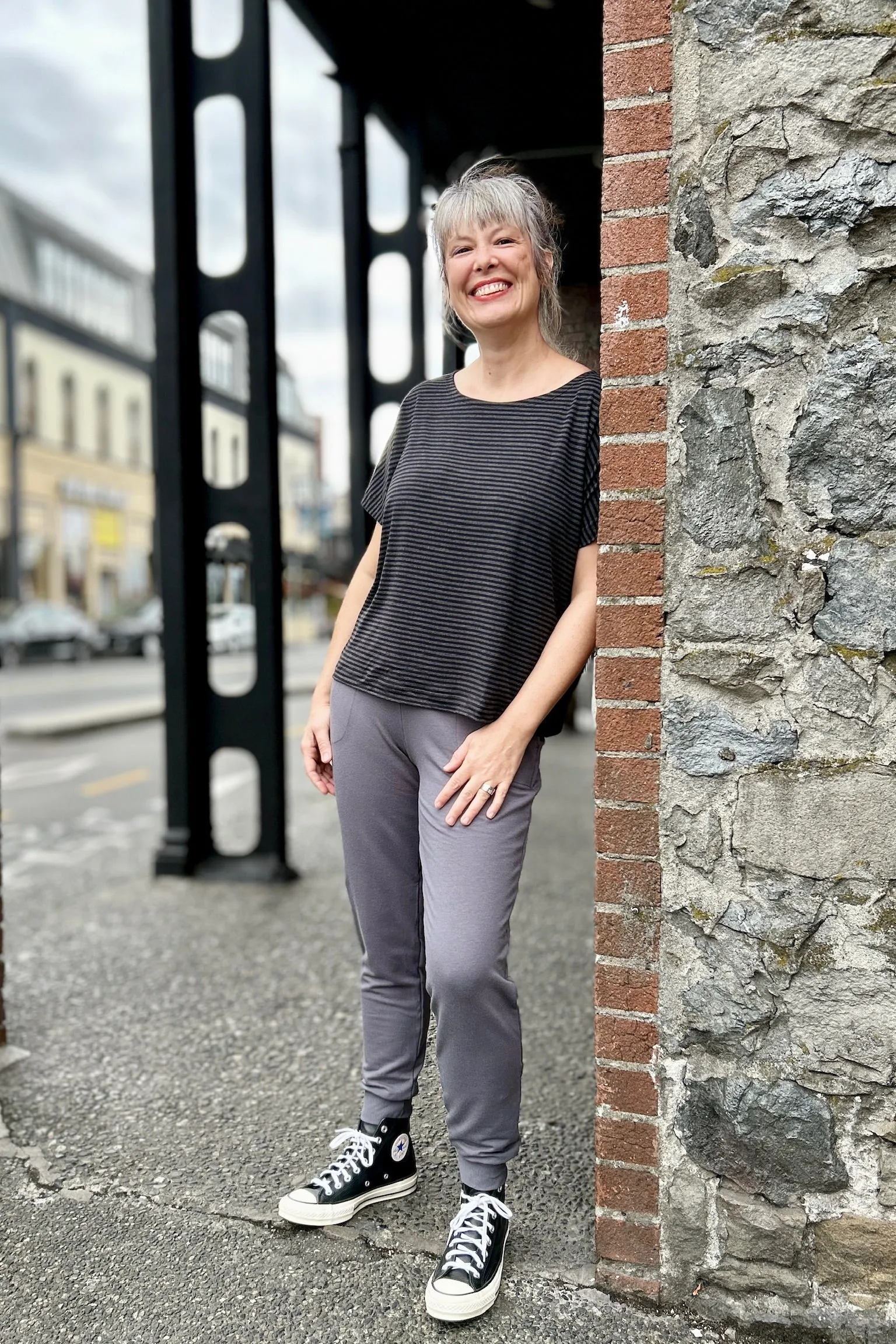 Final Sale Happy Pants - Shadow sold by Smoking Lily