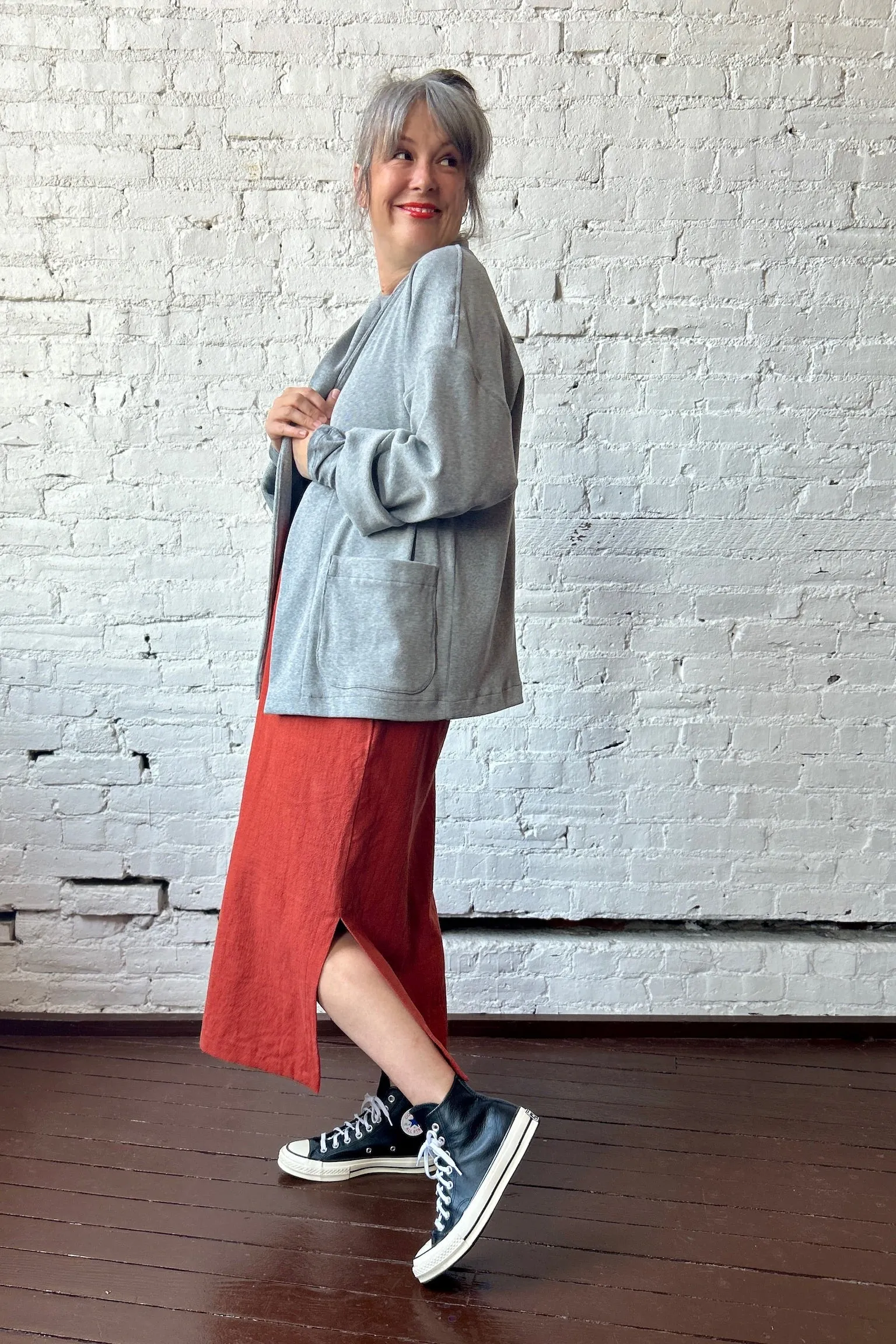 Final Sale Tempest Cardigan Grey sold by Smoking Lily product image thumbnail 5