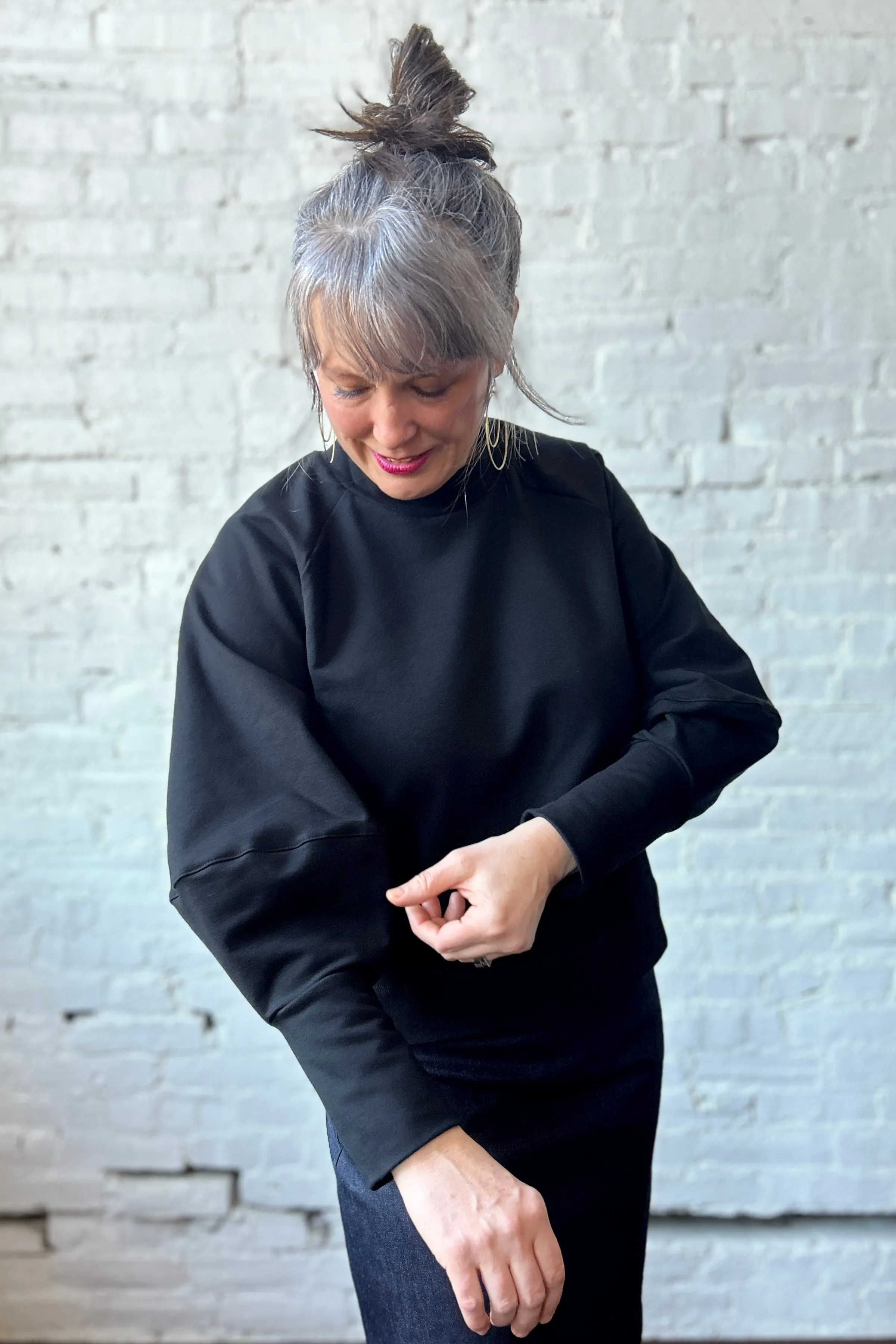 Final Sale Fundra Sweatshirt - Black Unprinted sold by Smoking Lily product image thumbnail 2