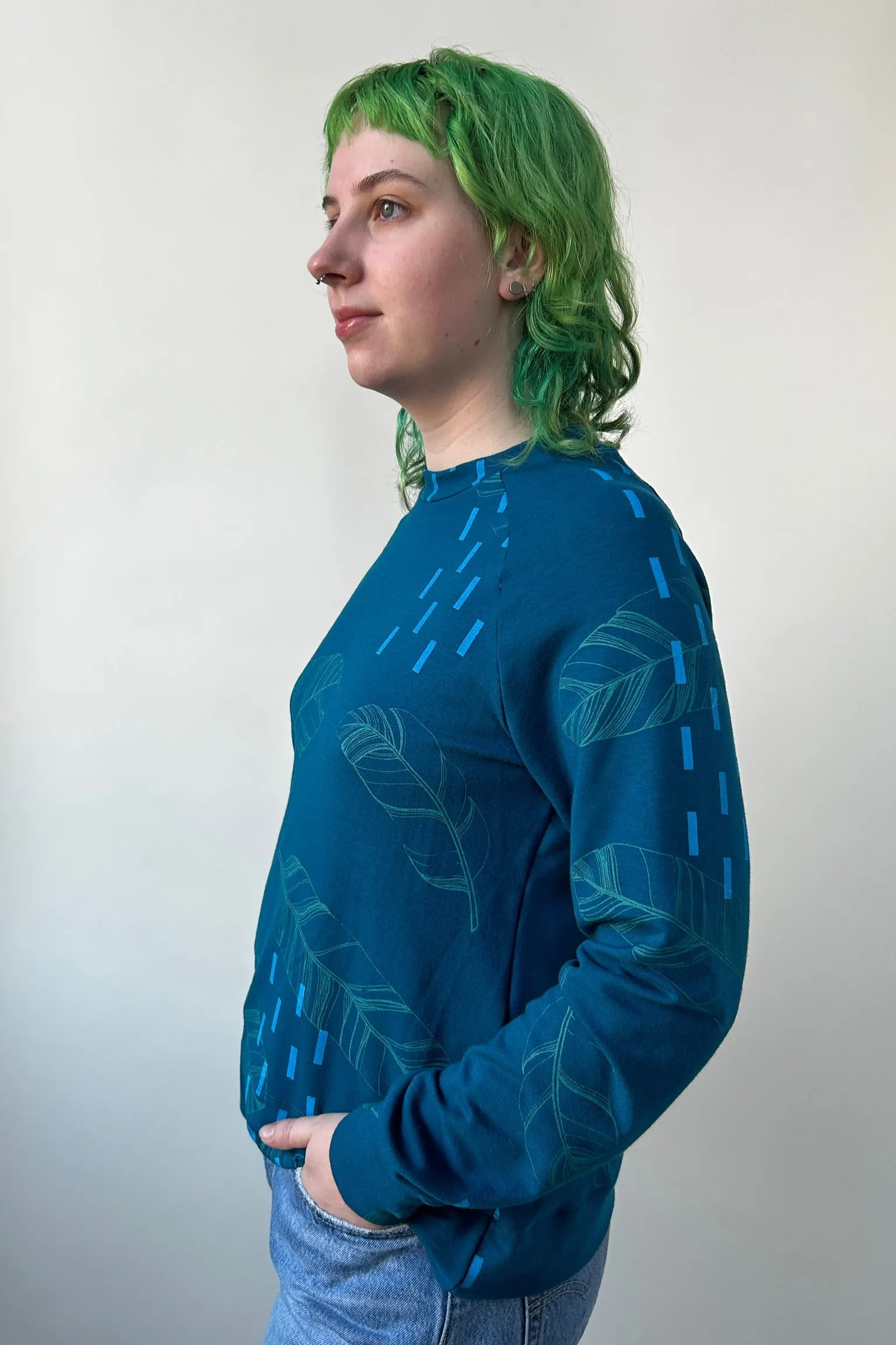 Sea to Sky Sweatshirt - Moroccan Blue sold by Smoking Lily product image thumbnail 2