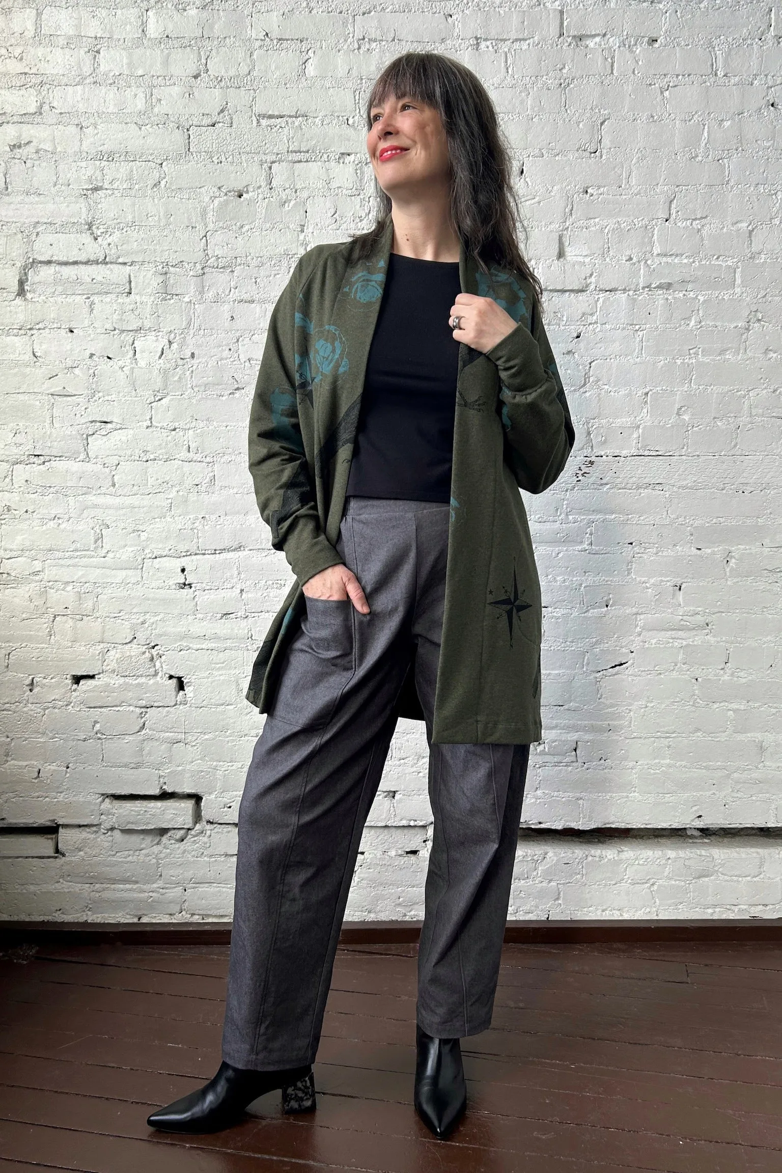 Embrace Cardigan OS - Fern sold by Smoking Lily