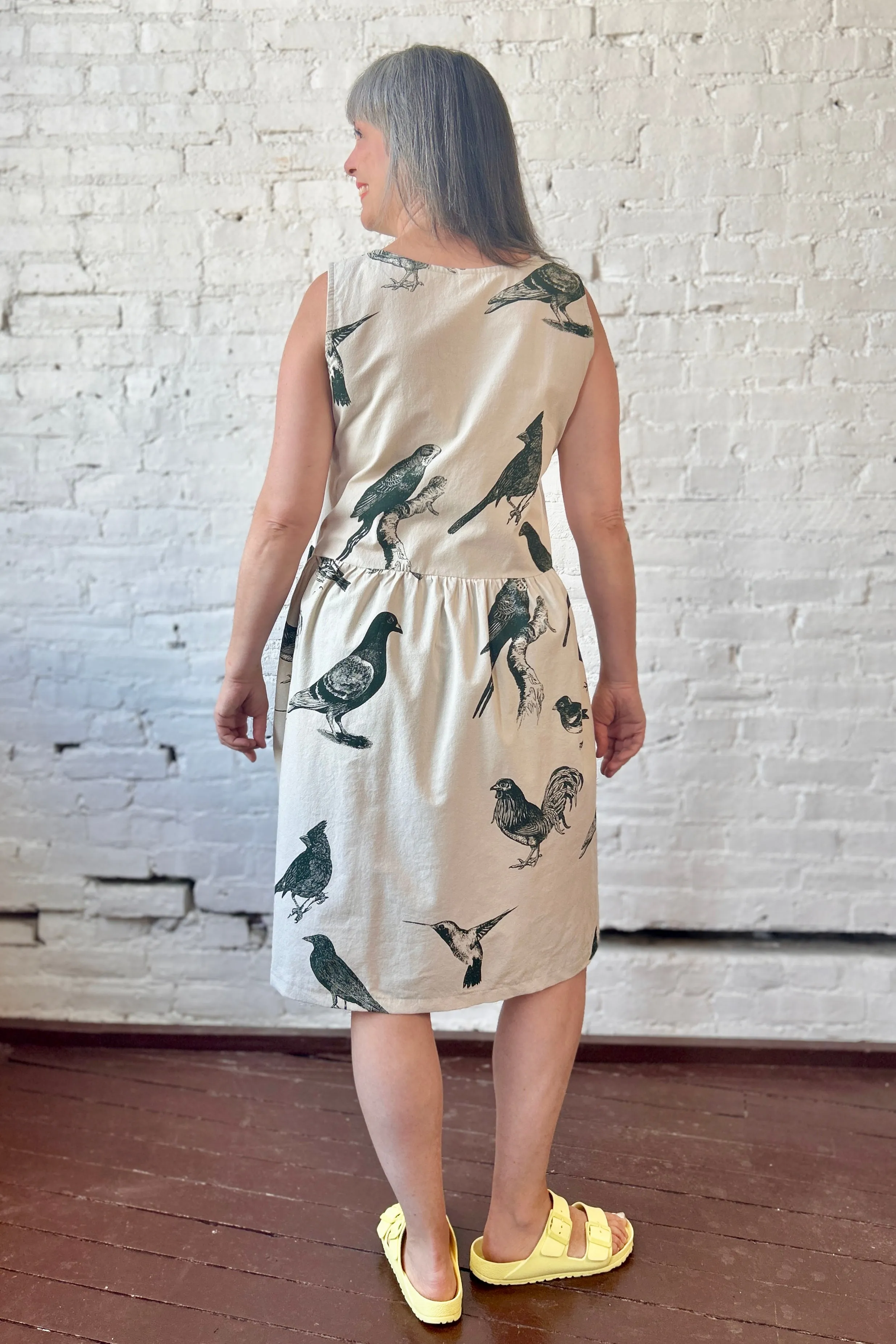 Final Sale Kudo Dress - Cloud with Flock Off sold by Smoking Lily product image thumbnail 2