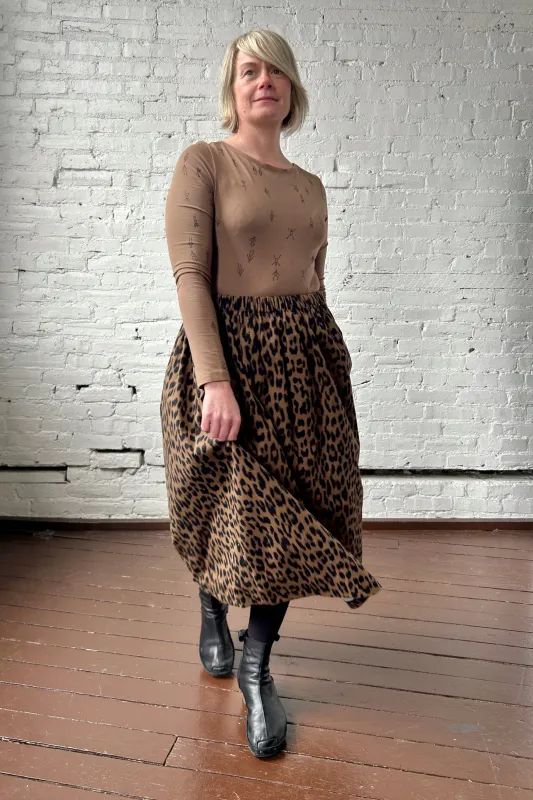 The "Way More Skirt" Skirt - Leopard made by Smoking Lily