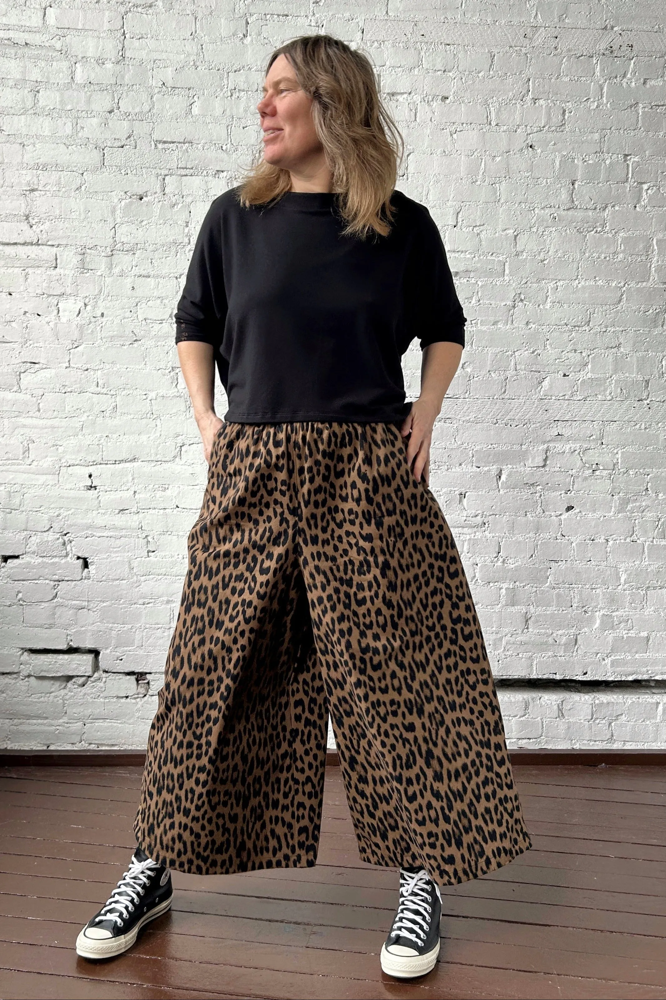The Liberty Pant - Leopard sold by Smoking Lily