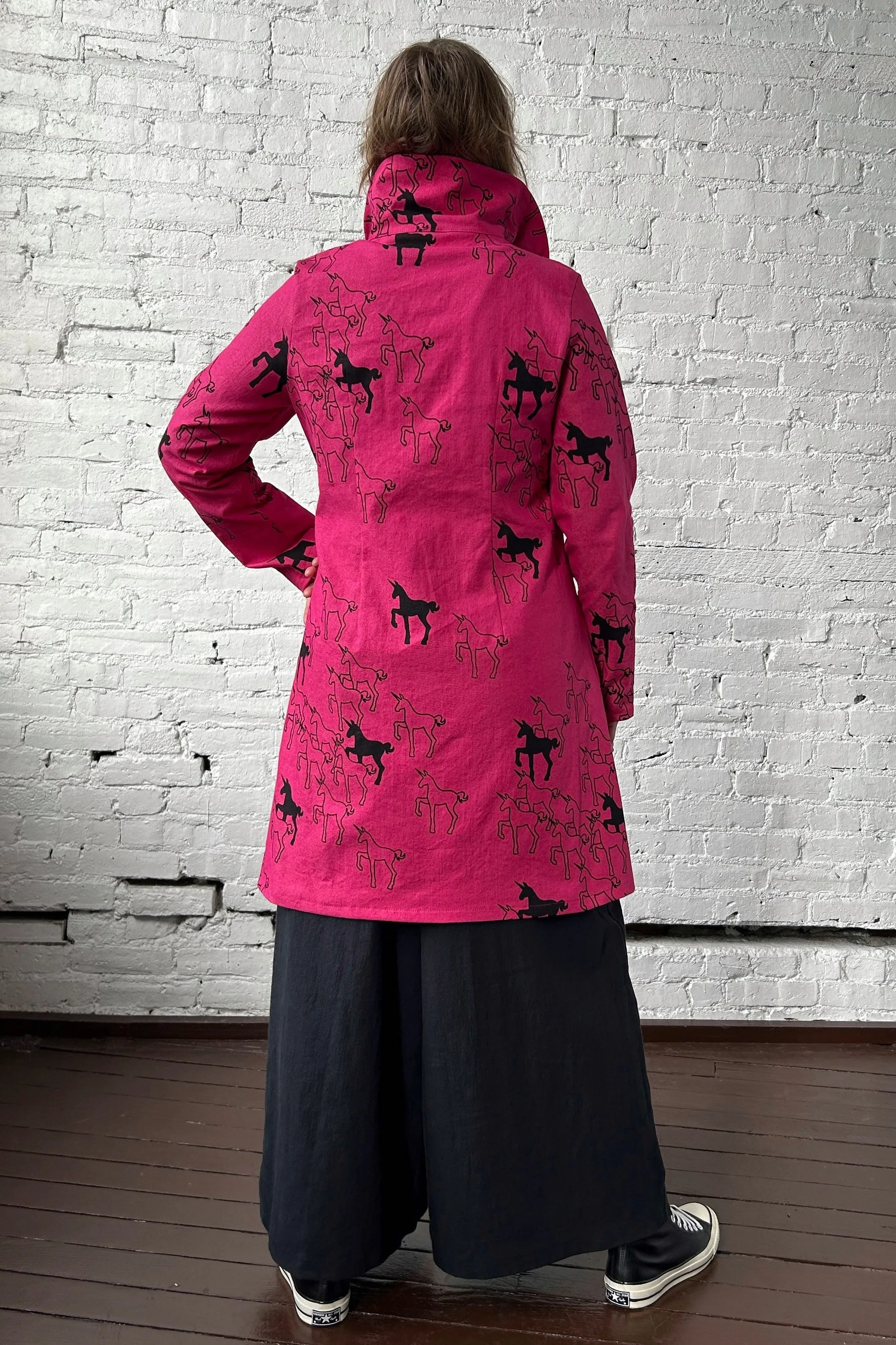 113 Reprise Coat - Bright Pink sold by Smoking Lily product image thumbnail 5