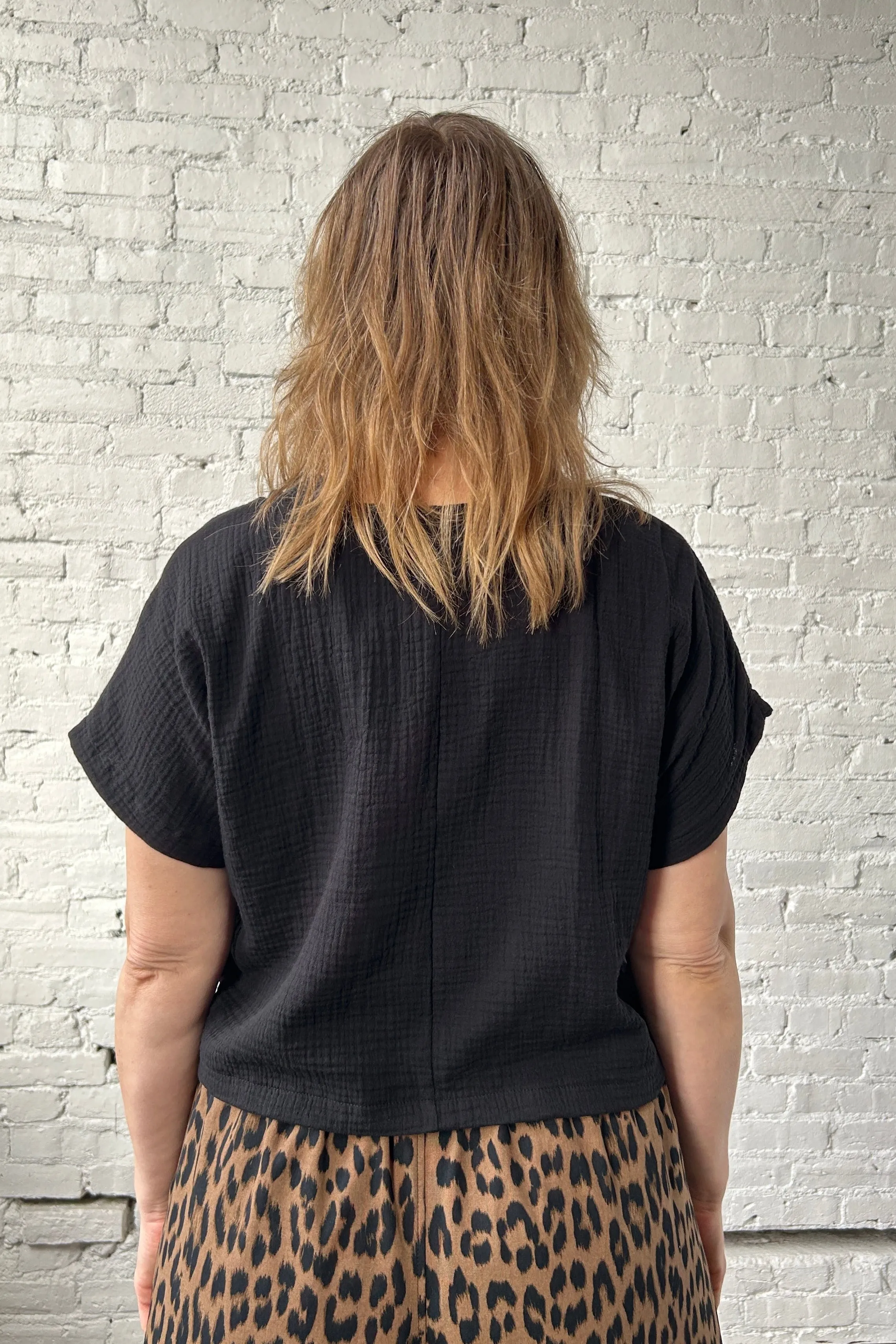 Cropped Saskia Top - Black sold by Smoking Lily product image thumbnail 3