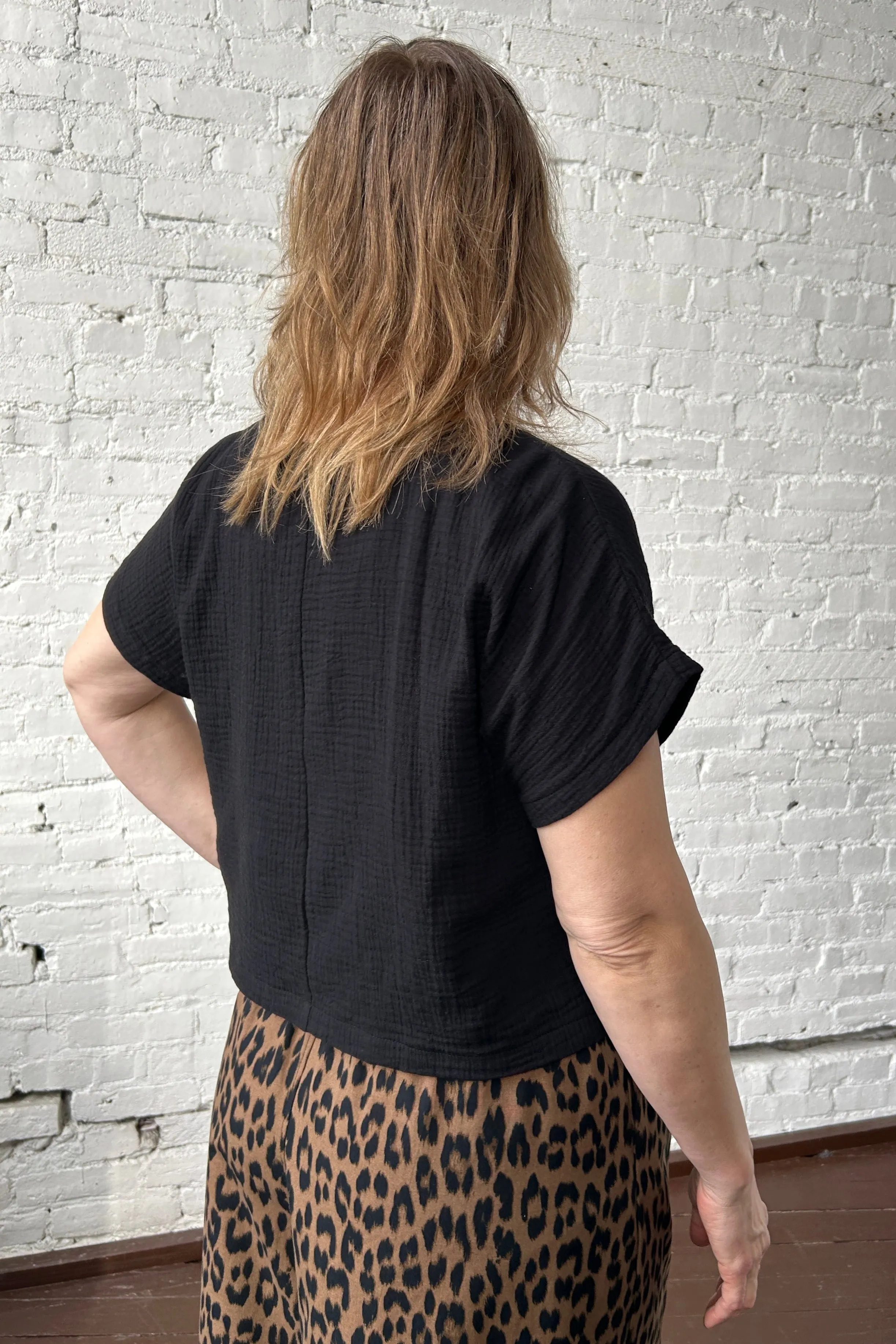 Cropped Saskia Top - Black sold by Smoking Lily product image thumbnail 4