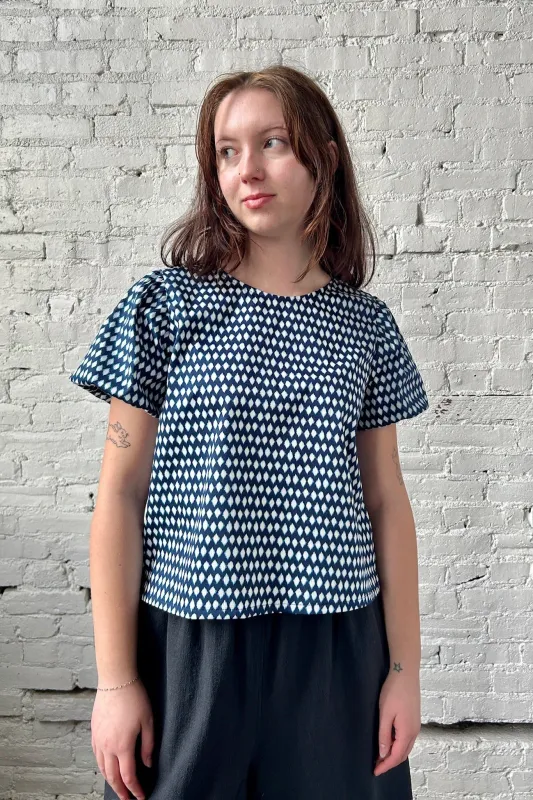 The Billow Top - Ikat made by Smoking Lily