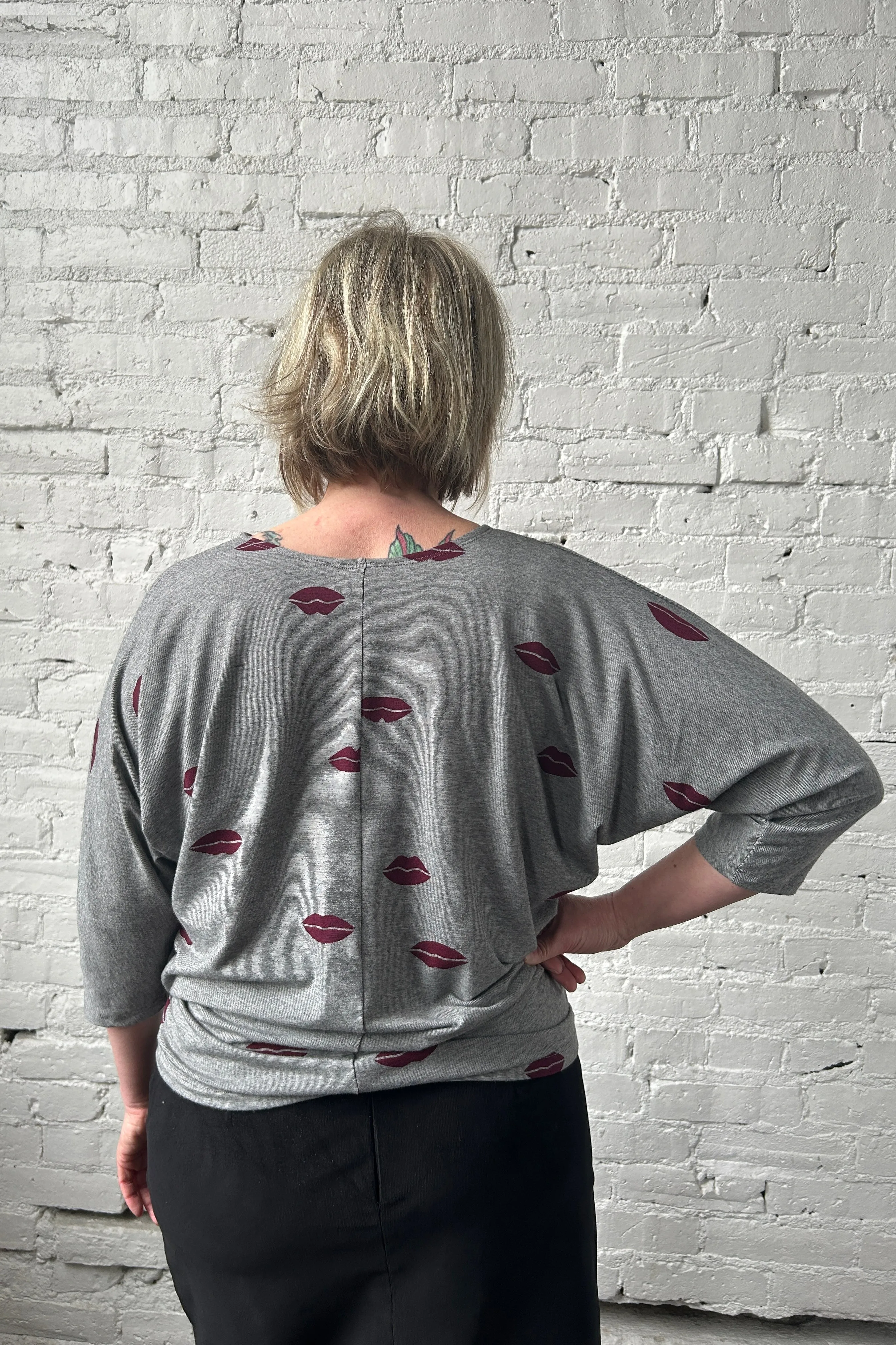 Nikita - Grey Microstripe sold by Smoking Lily product image thumbnail 3