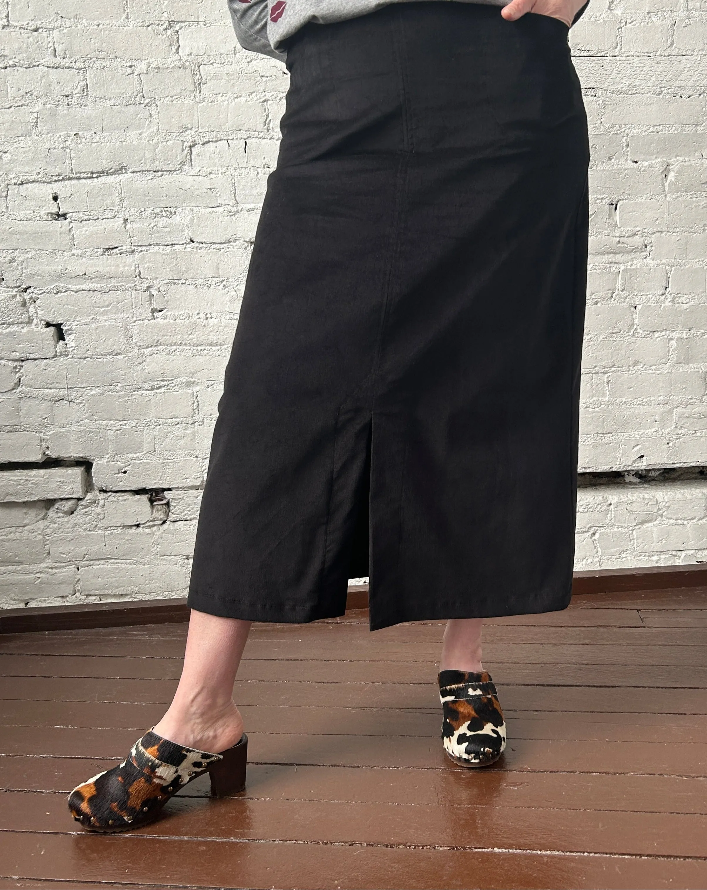 Align Skirt - Black Corduroy sold by Smoking Lily product image thumbnail 2