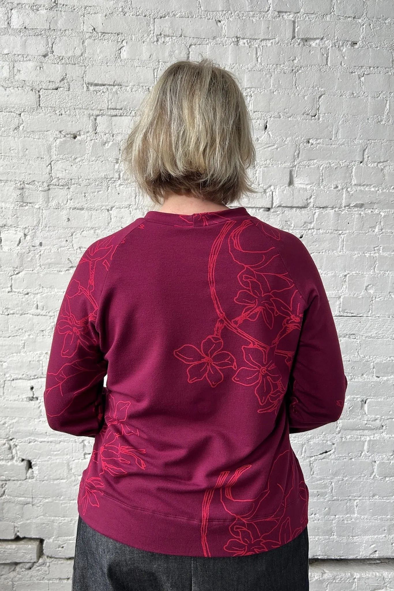 Sea to Sky Sweatshirt - Merlot sold by Smoking Lily product image thumbnail 3