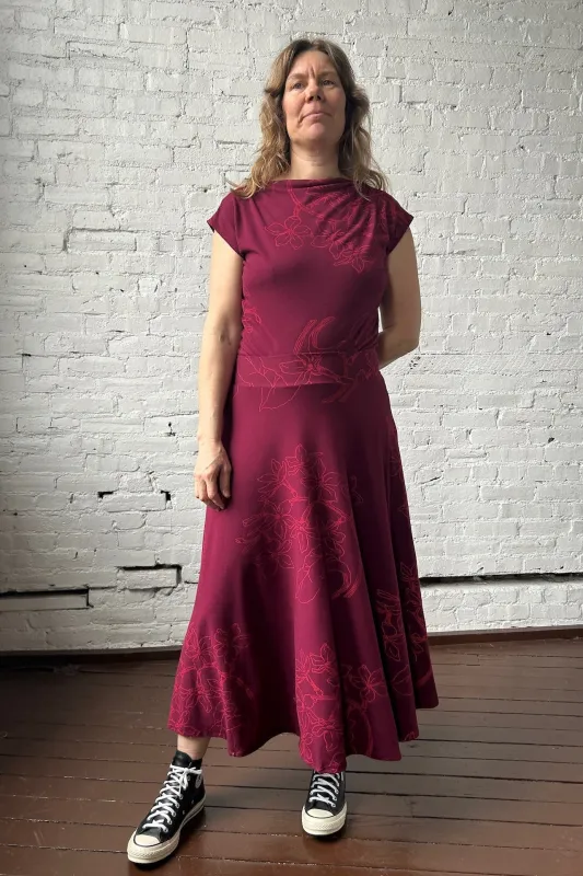 Rufous Skirt - Merlot made by Smoking Lily