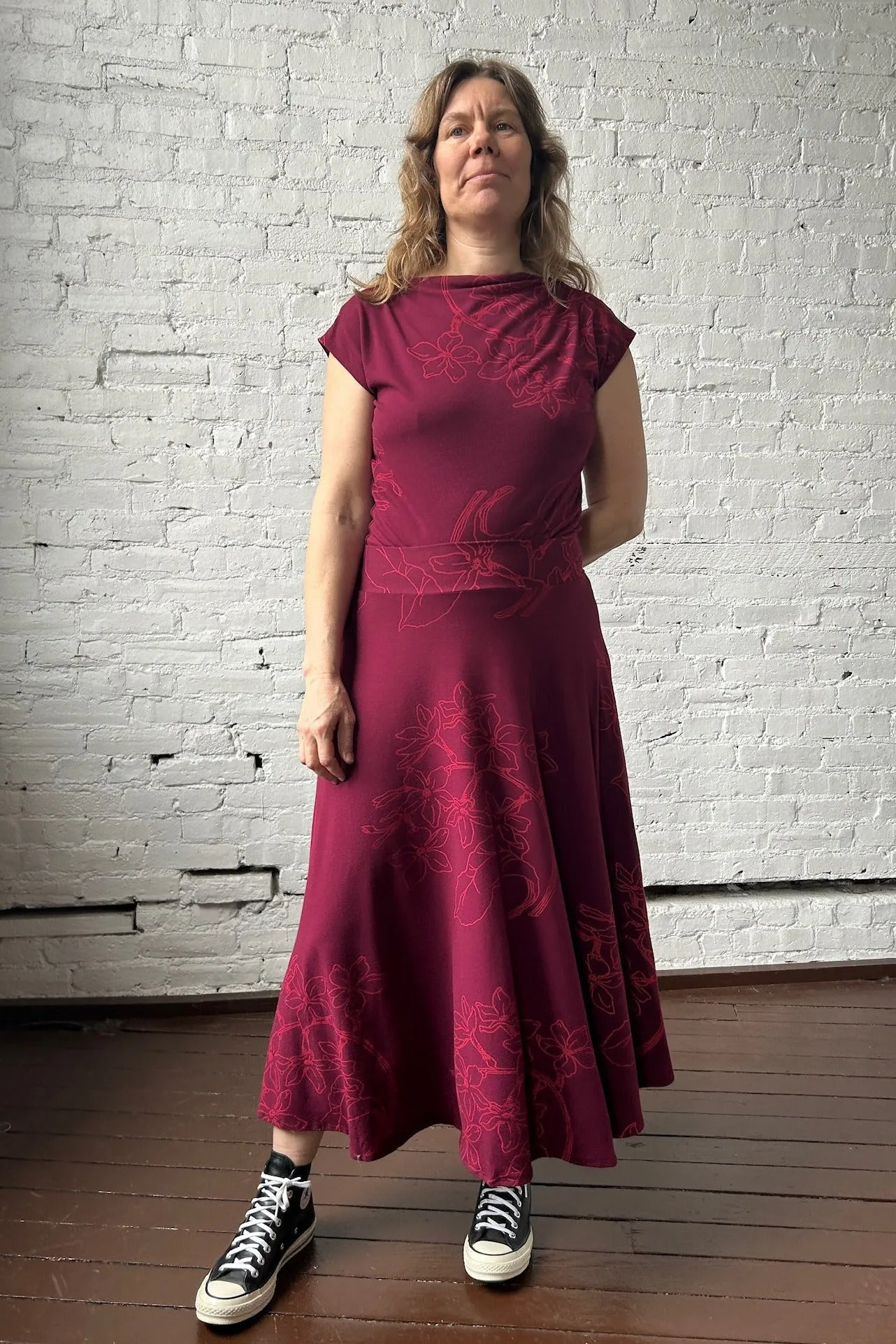 Rufous Skirt - Merlot sold by Smoking Lily