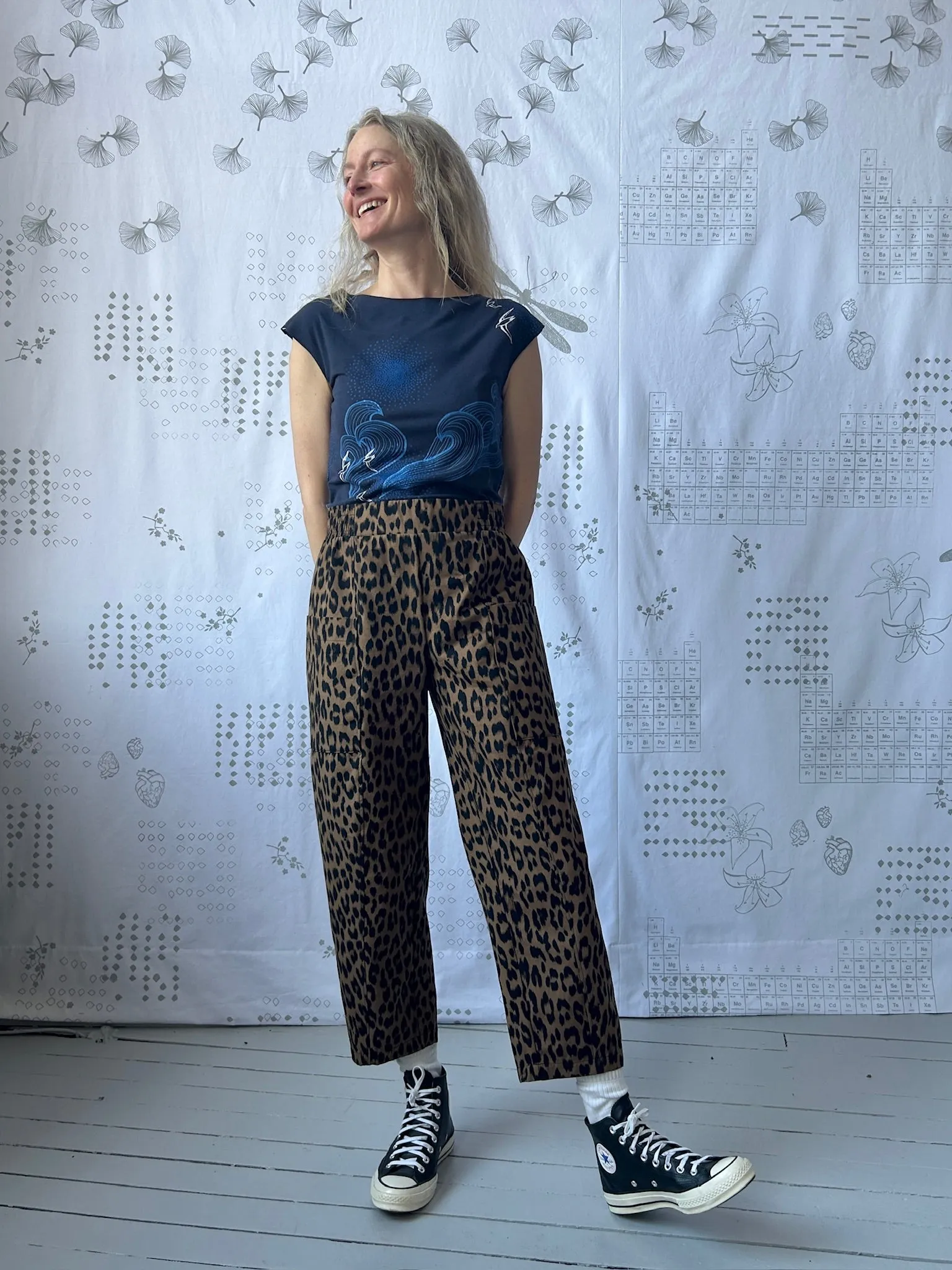Wren Work Pants - Leopard sold by Smoking Lily product image thumbnail 5