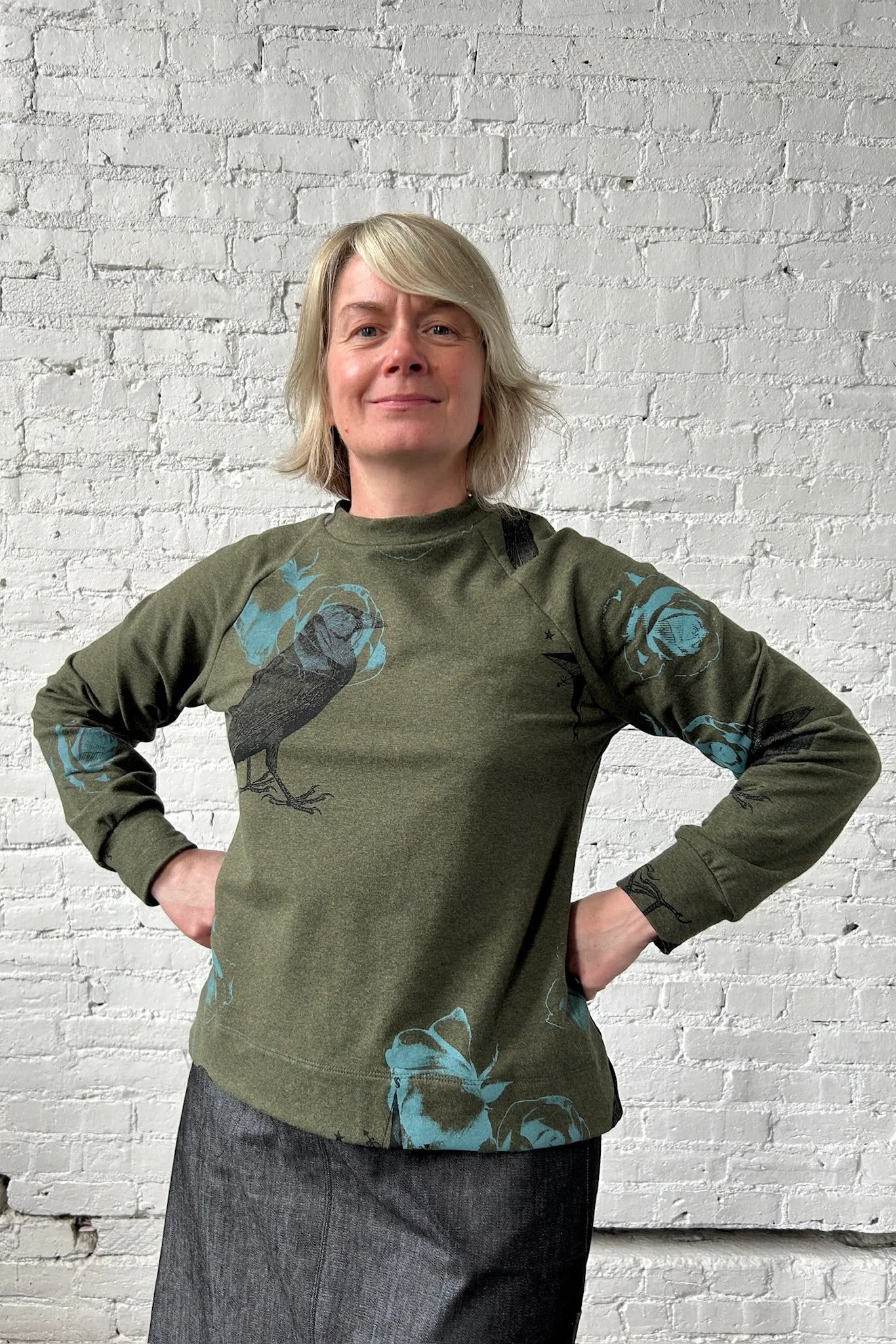 North Shore Sweatshirt - Fern sold by Smoking Lily product image thumbnail 4