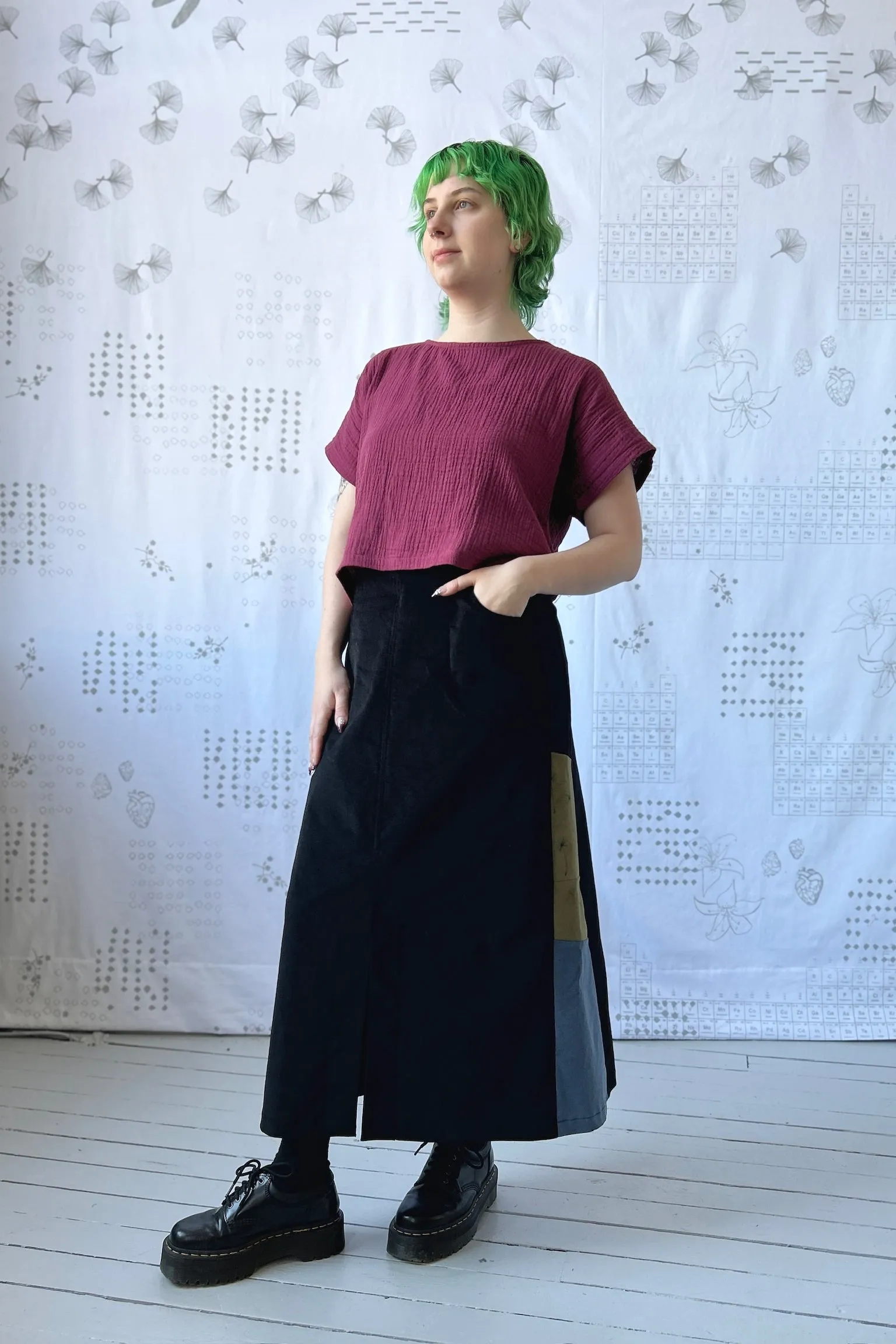 Re-Aligned Skirt - Corduroy Fragmented & Form sold by Smoking Lily product image thumbnail 3