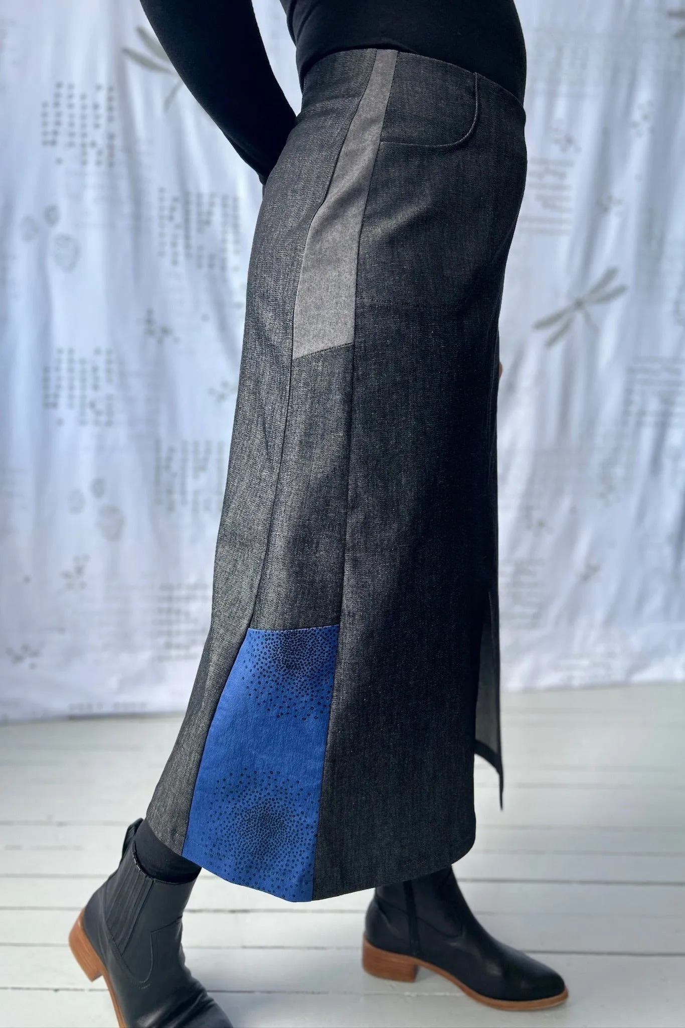 Re-Aligned Skirt - Denim Fragmented & Form sold by Smoking Lily product image thumbnail 4