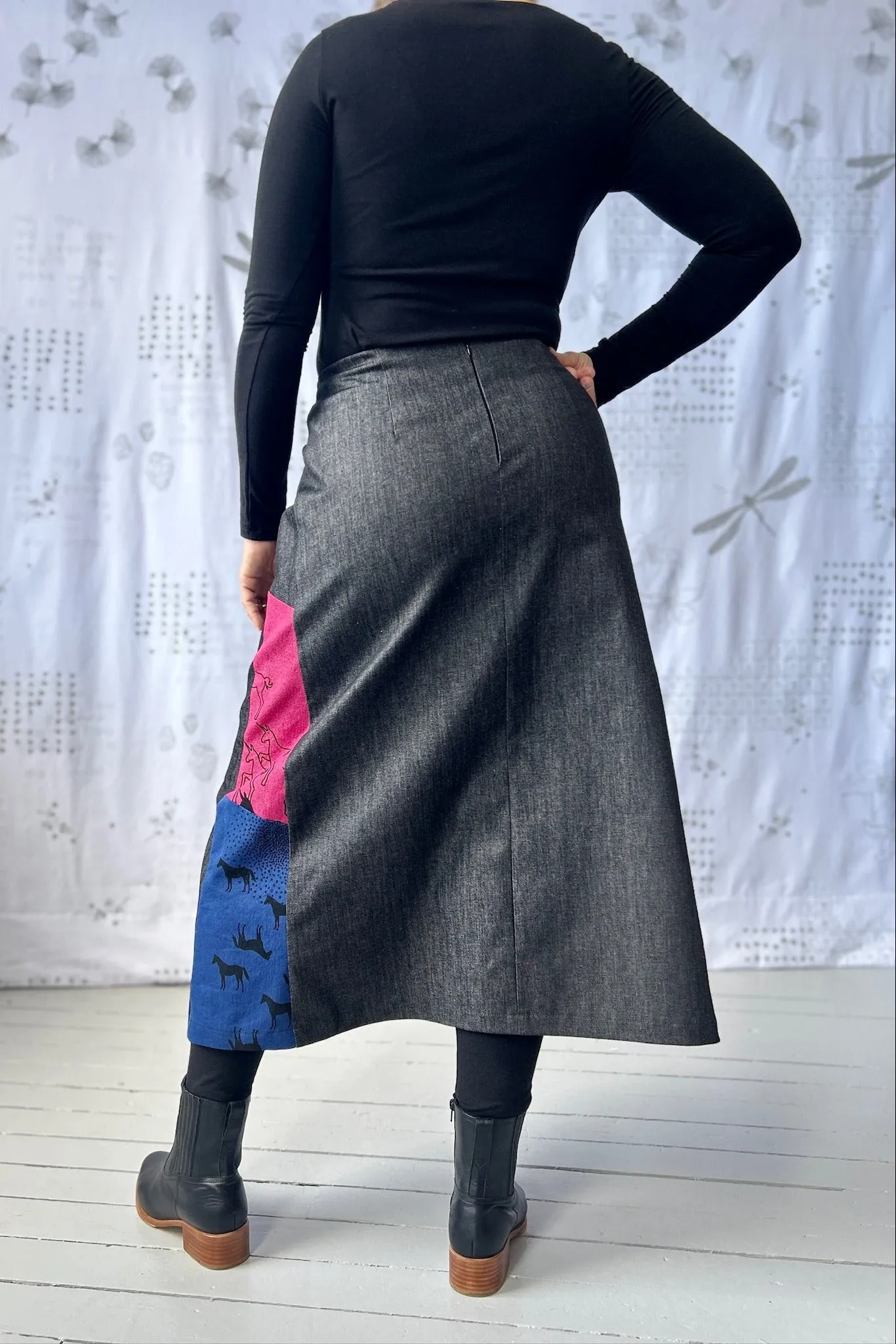 Re-Aligned Skirt - Denim Fragmented & Form sold by Smoking Lily product image thumbnail 3