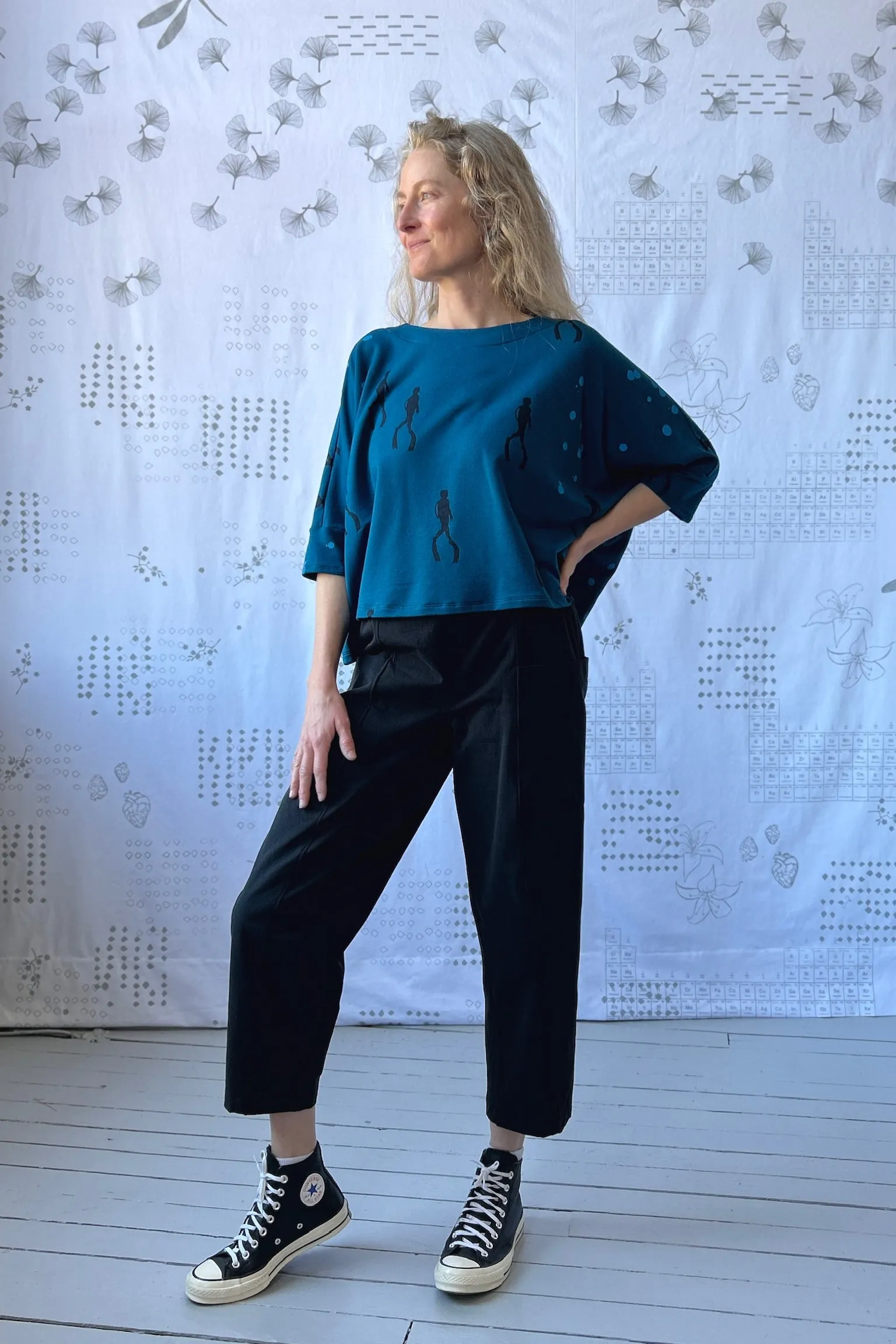 Willow Top - Moroccan Blue - OS sold by Smoking Lily product image thumbnail 2