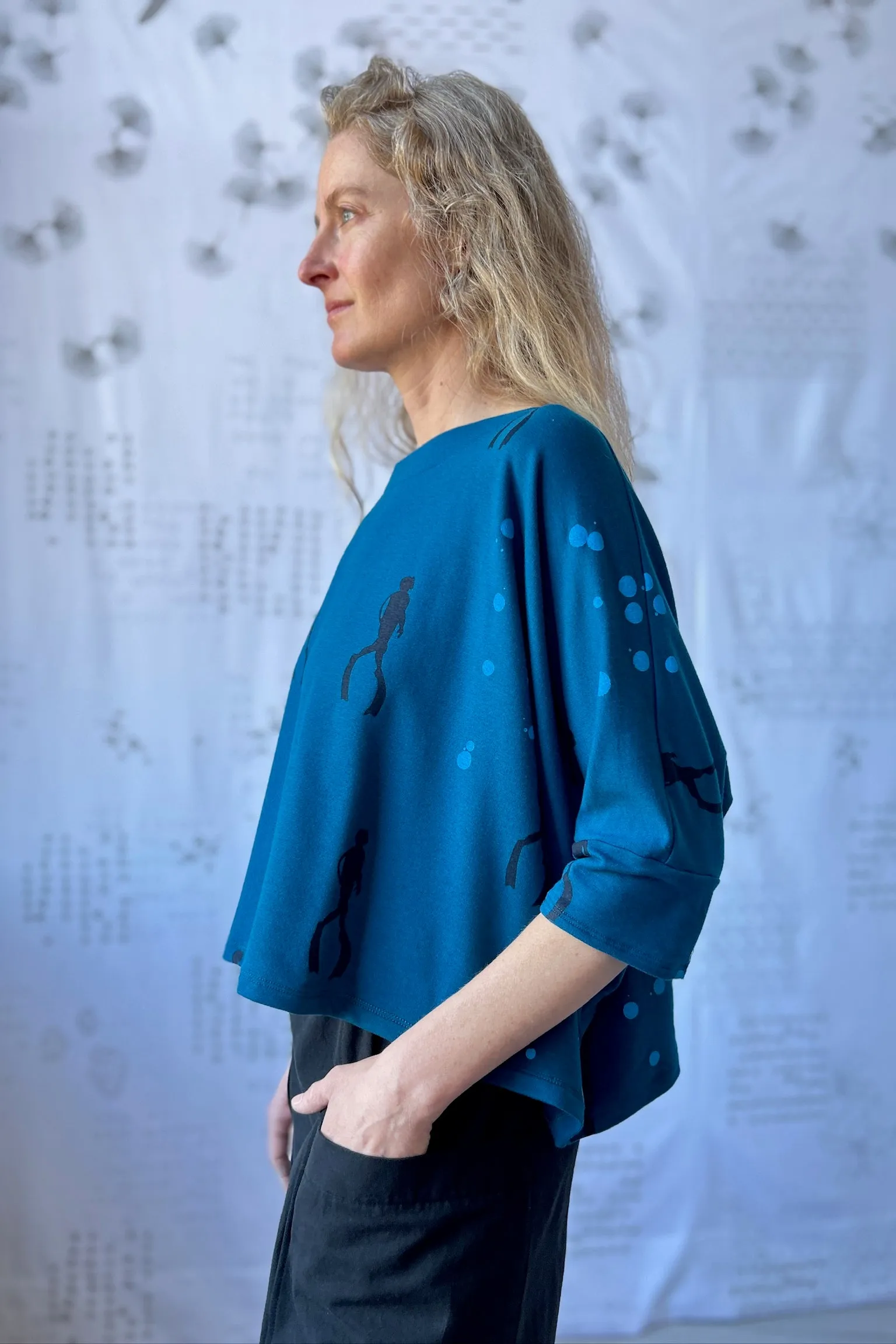 Willow Top - Moroccan Blue - OS sold by Smoking Lily product image thumbnail 3