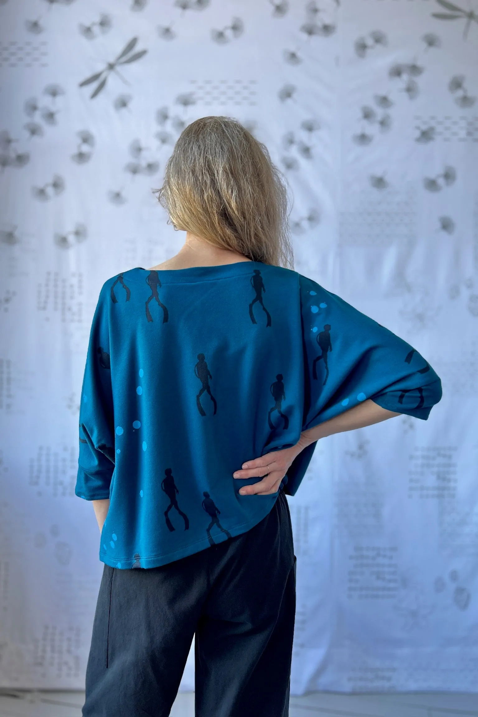 Willow Top - Moroccan Blue - OS sold by Smoking Lily product image thumbnail 4
