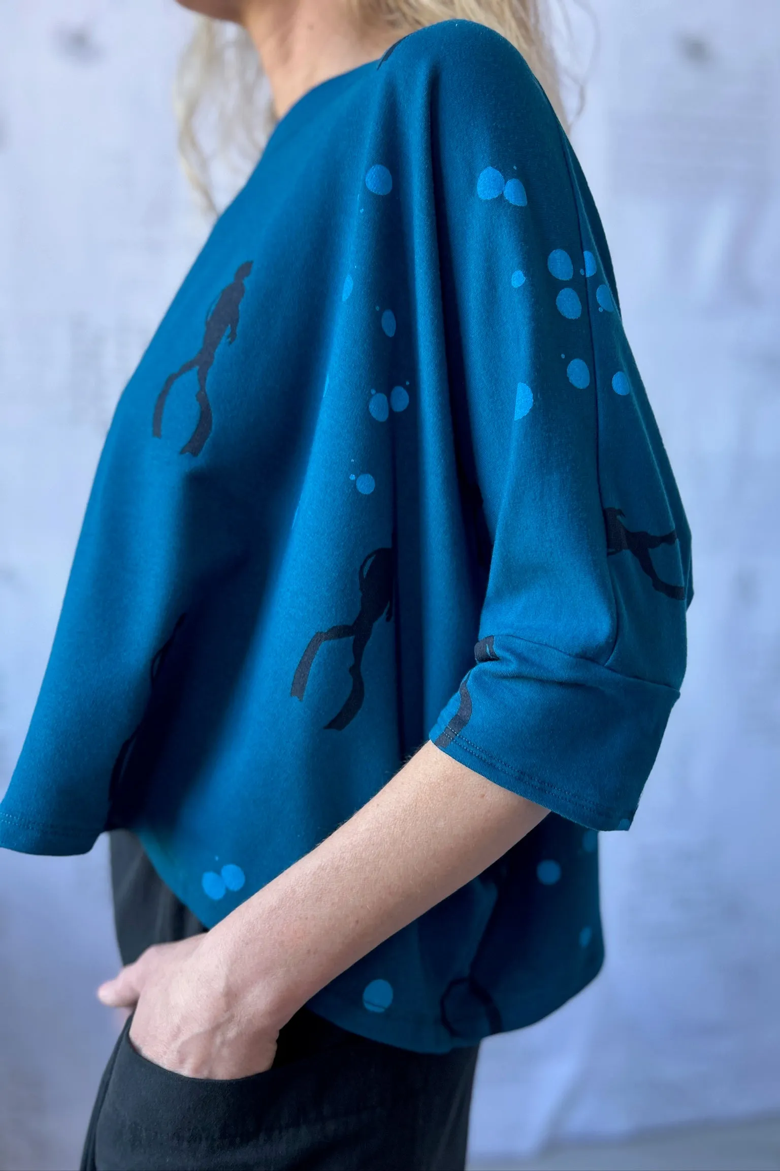 Willow Top - Moroccan Blue - OS sold by Smoking Lily product image thumbnail 5