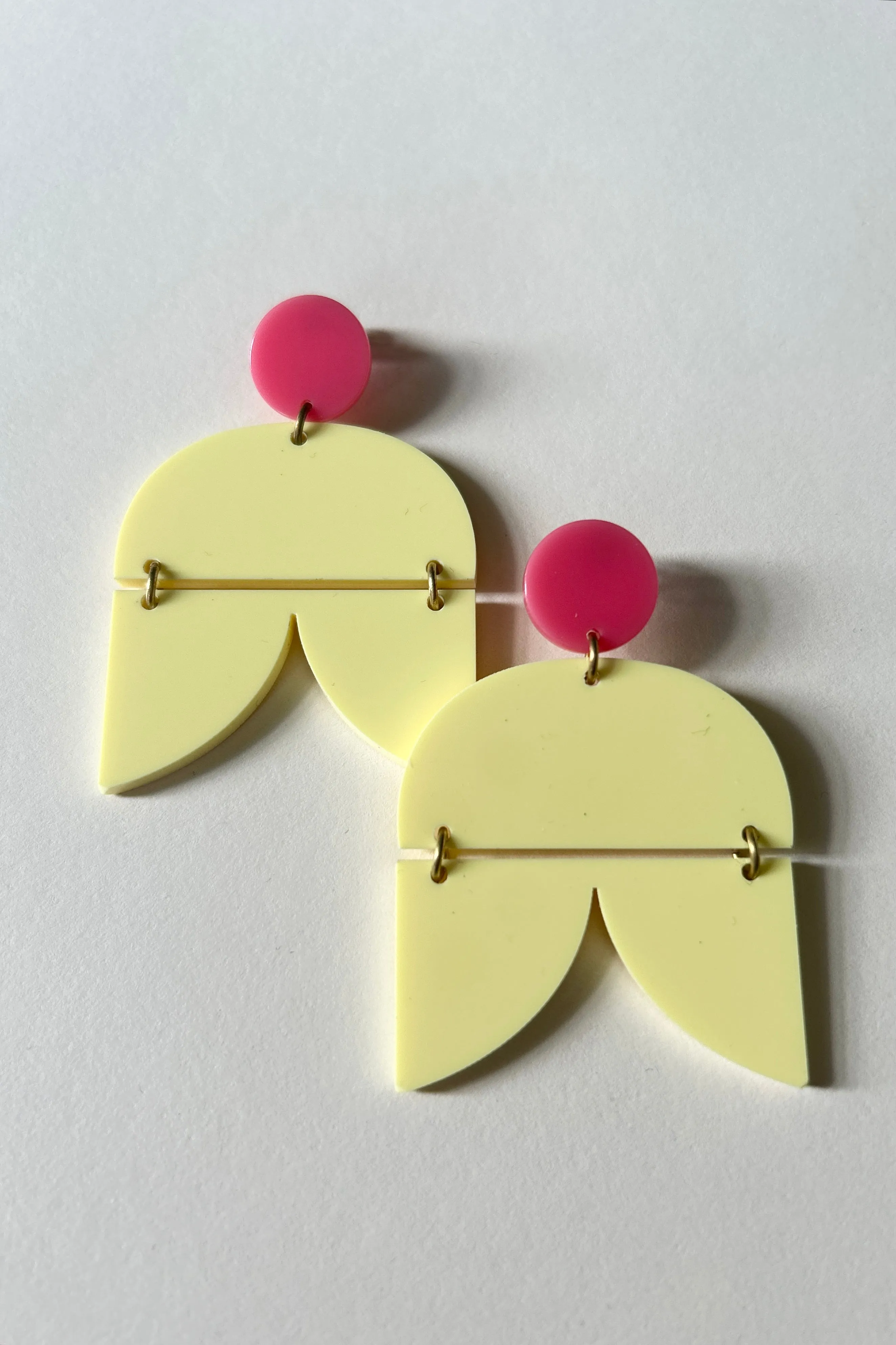 Darlings of Denmark Earring Fiona - Butter sold by Smoking Lily