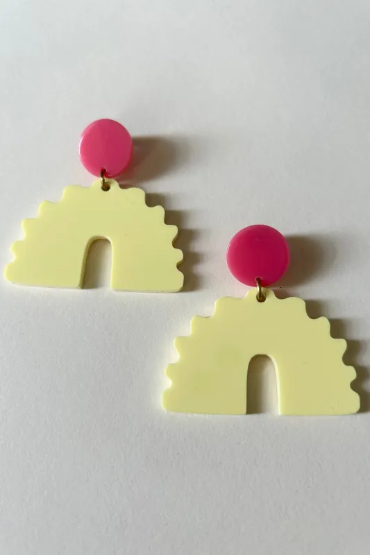 Darlings of Denmark Earring Lulu-s - Butter made by Darlings of Denmark