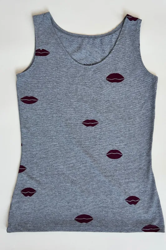 Judith Tank - Grey Microstripe made by Smoking Lily