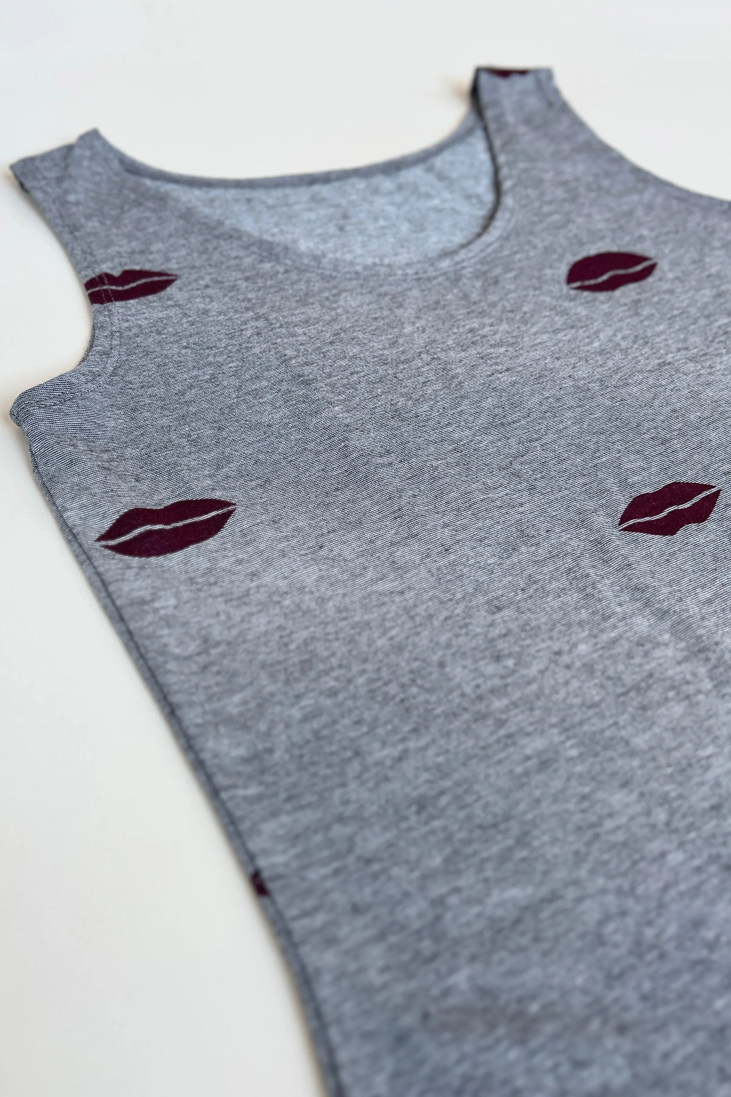 Judith Tank - Grey Microstripe sold by Smoking Lily product image thumbnail 2