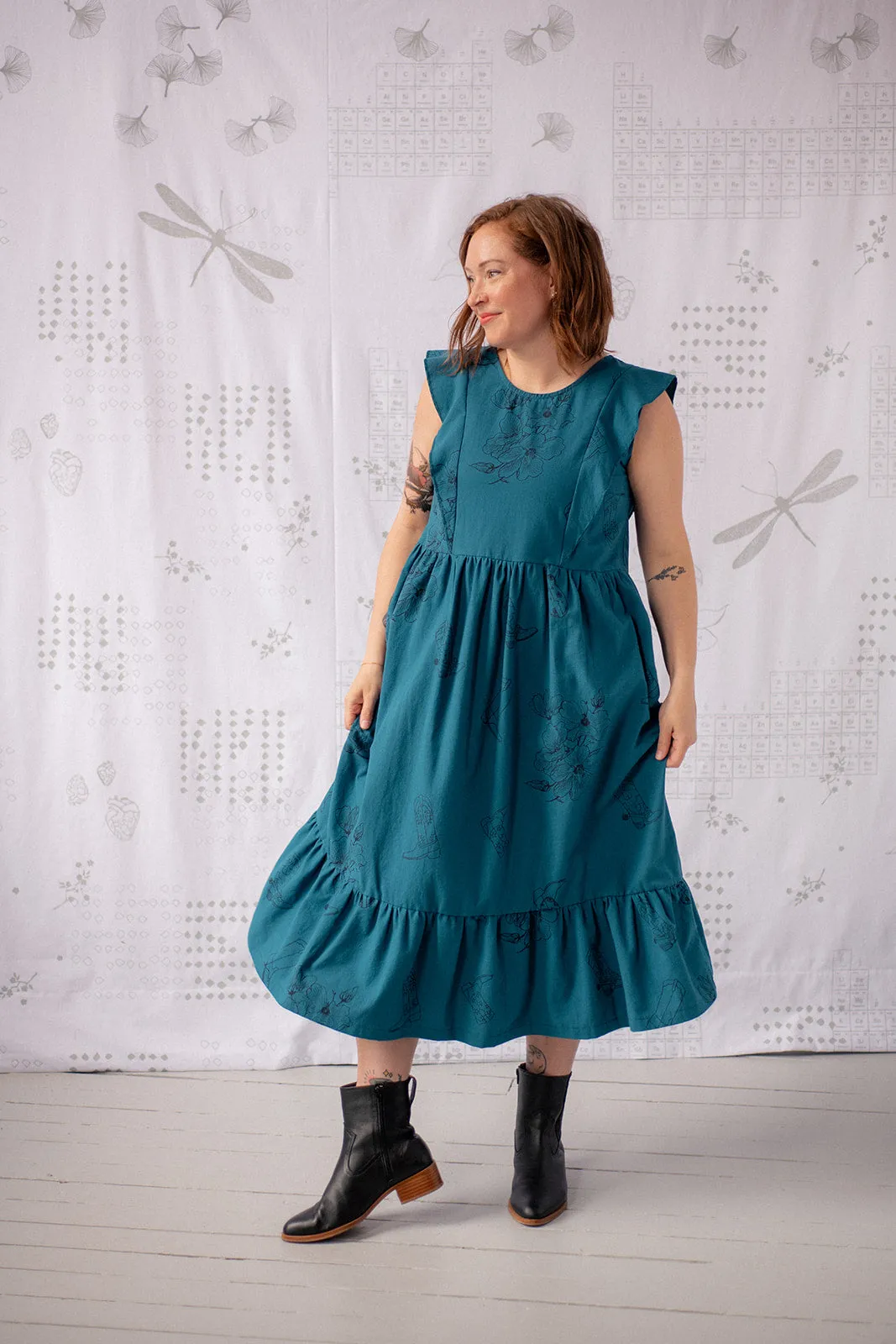 Song + Dance Dress 2.0 - Blue Stone sold by Smoking Lily product image thumbnail 4