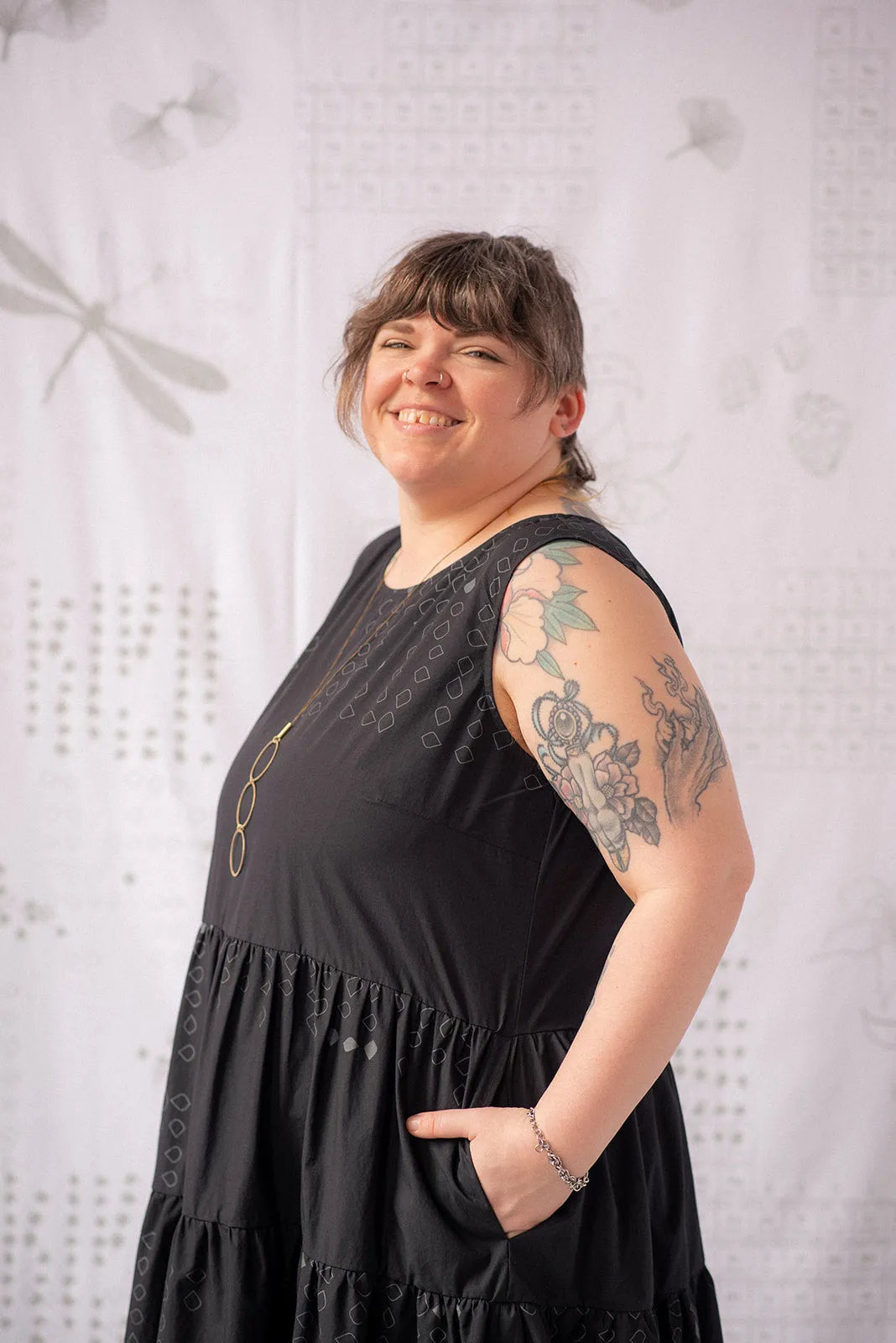 Ruffle Riot Dress - Black sold by Smoking Lily product image thumbnail 2