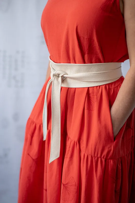 Mananas Belt - Marble Pebbled OS made by Smoking Lily
