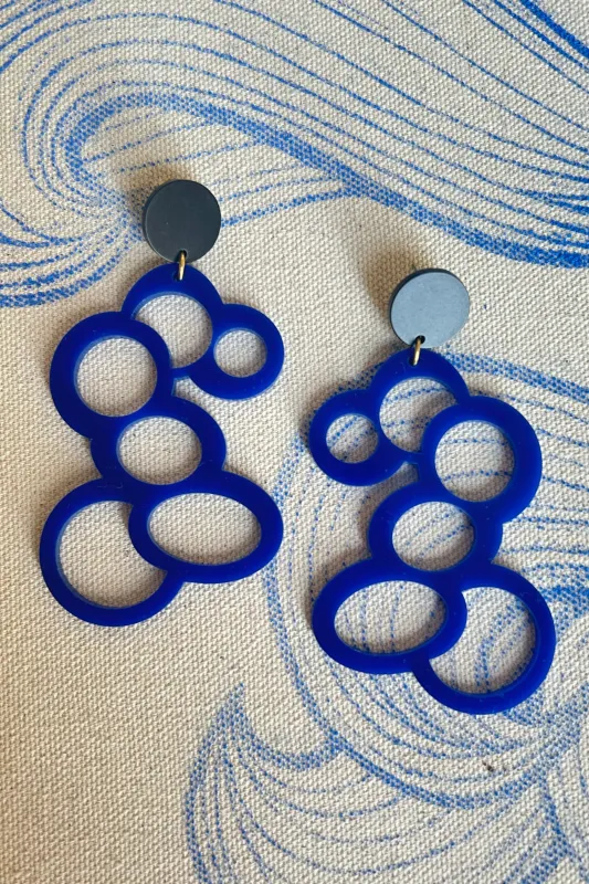 Darlings of Denmark Earring Flyde - Cobalt made by Darlings of Denmark