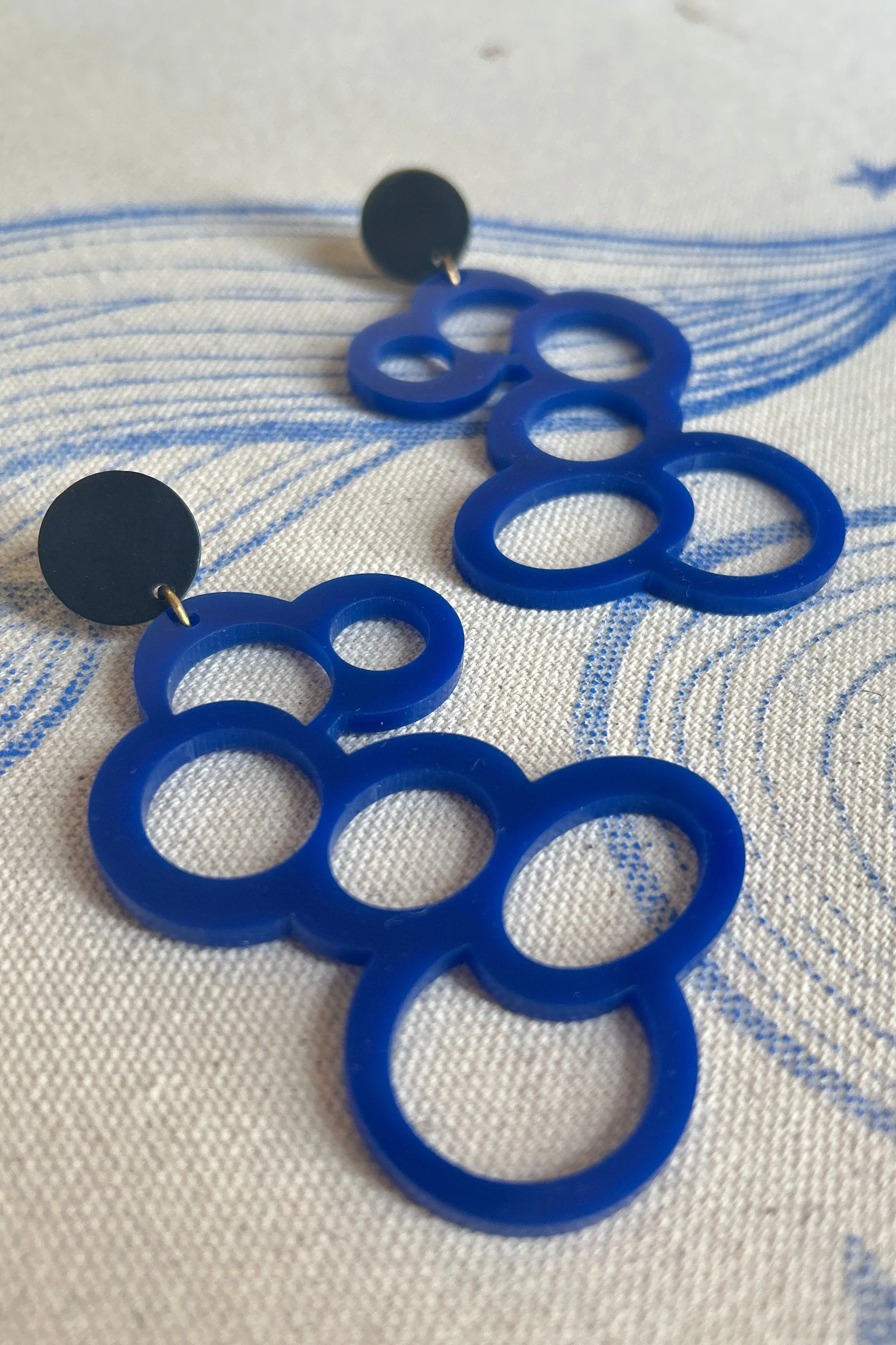 Darlings of Denmark Earring Flyde - Cobalt sold by Smoking Lily product image thumbnail 2