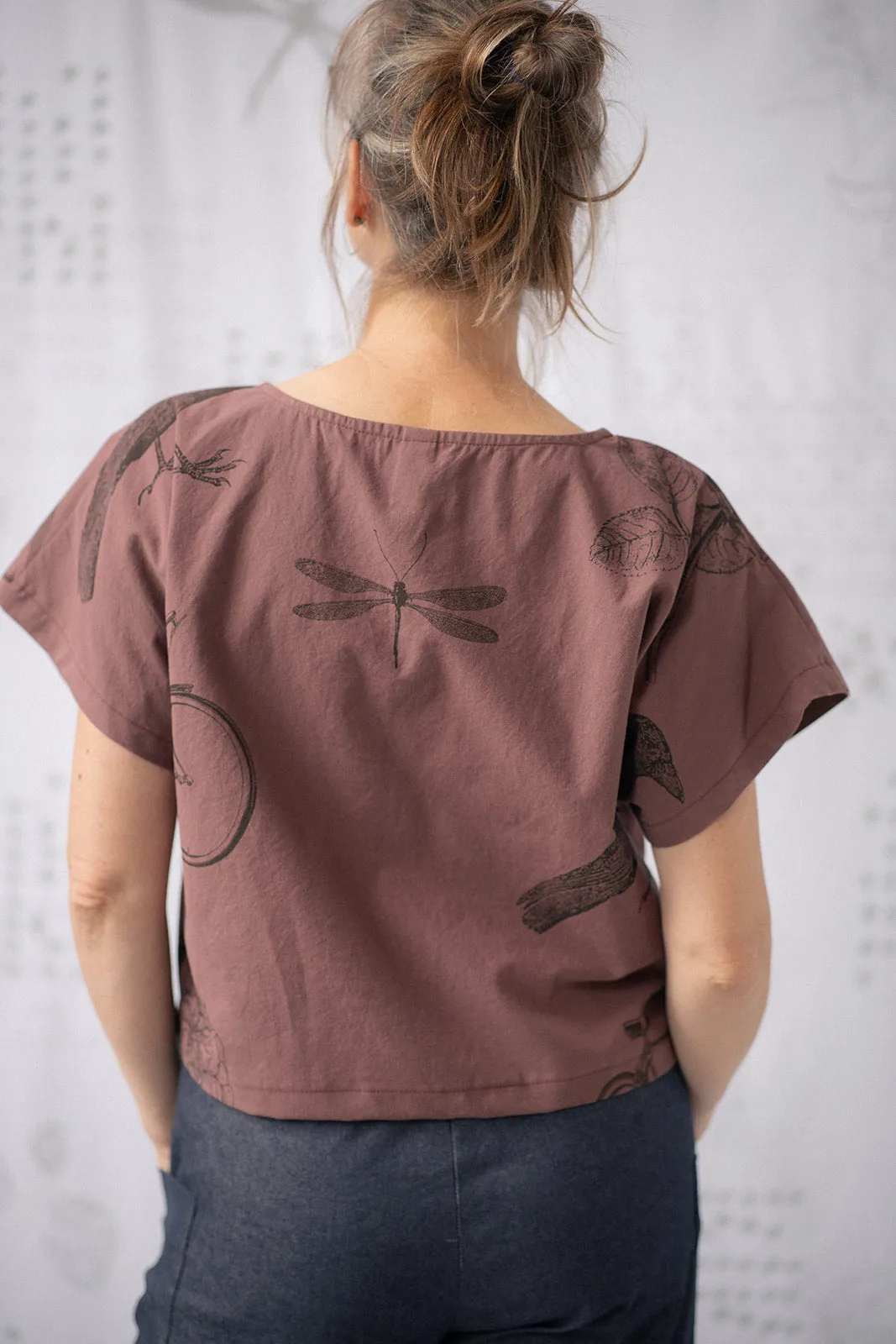 Cropped Saskia - Plum sold by Smoking Lily product image thumbnail 5