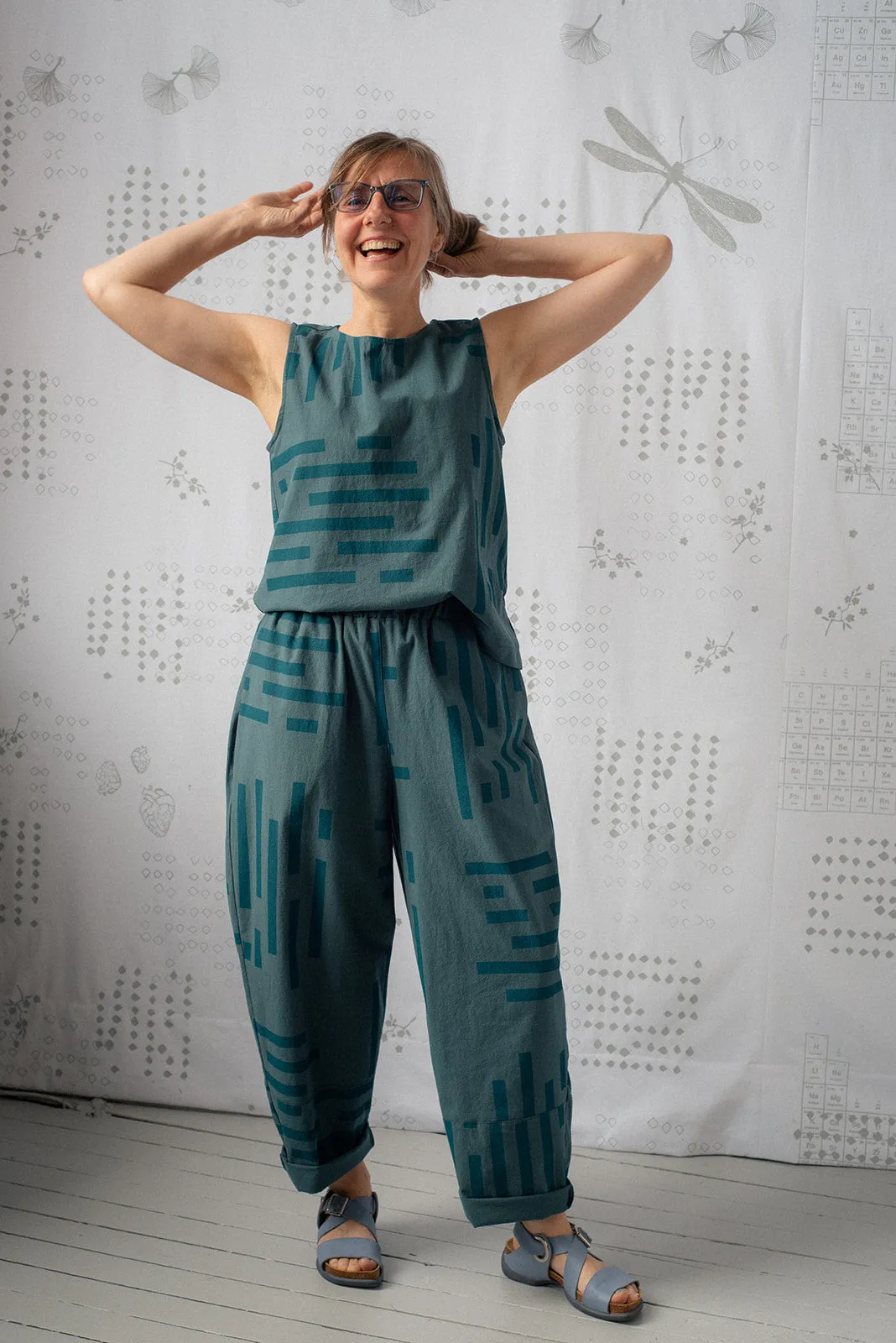 Harlow Pants - Lagoon sold by Smoking Lily product image thumbnail 4