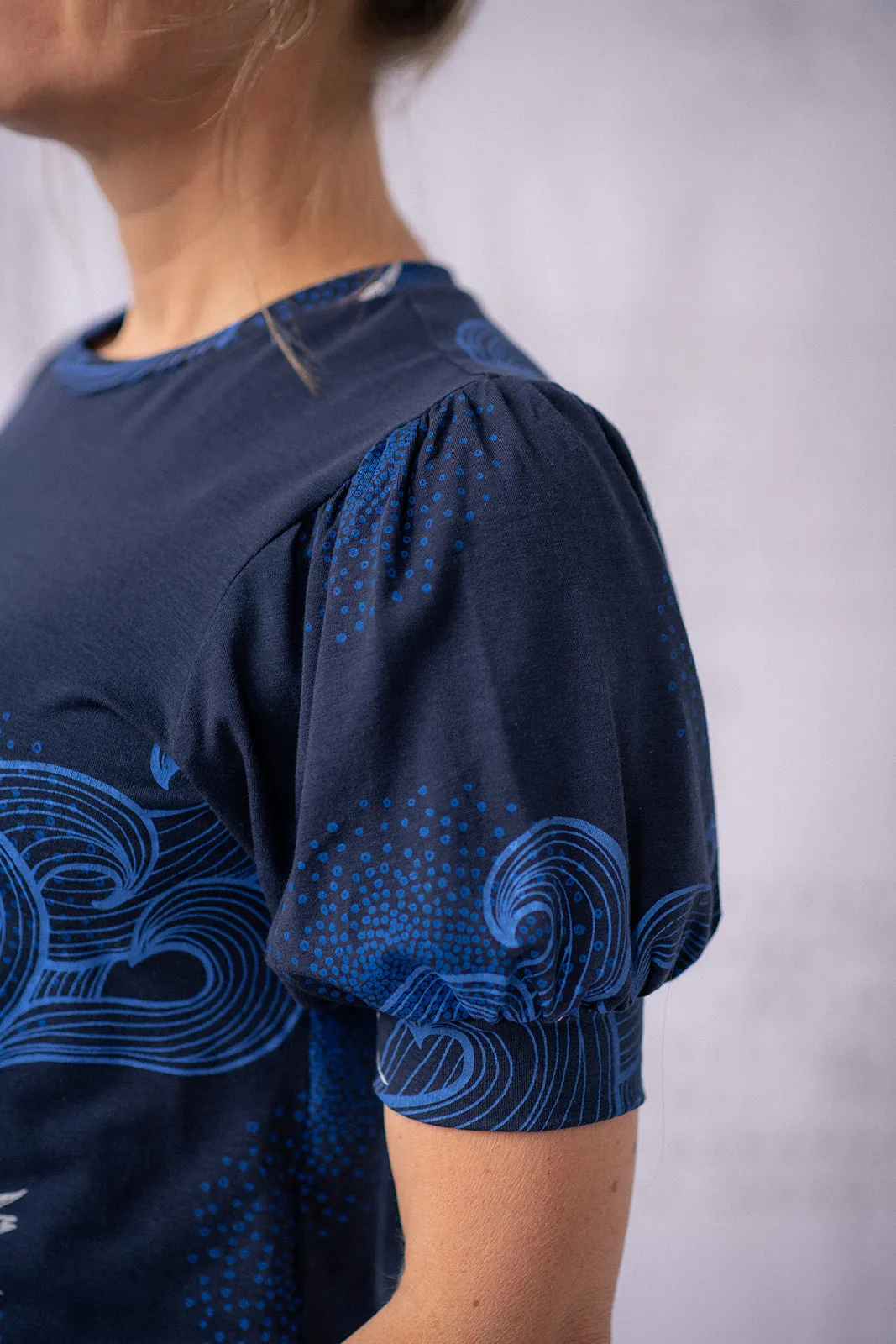 Puff Couture Tee - Navy sold by Smoking Lily product image thumbnail 2