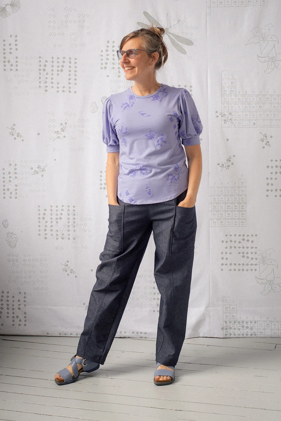 Puff Couture Tee - Pansy sold by Smoking Lily product image thumbnail 4