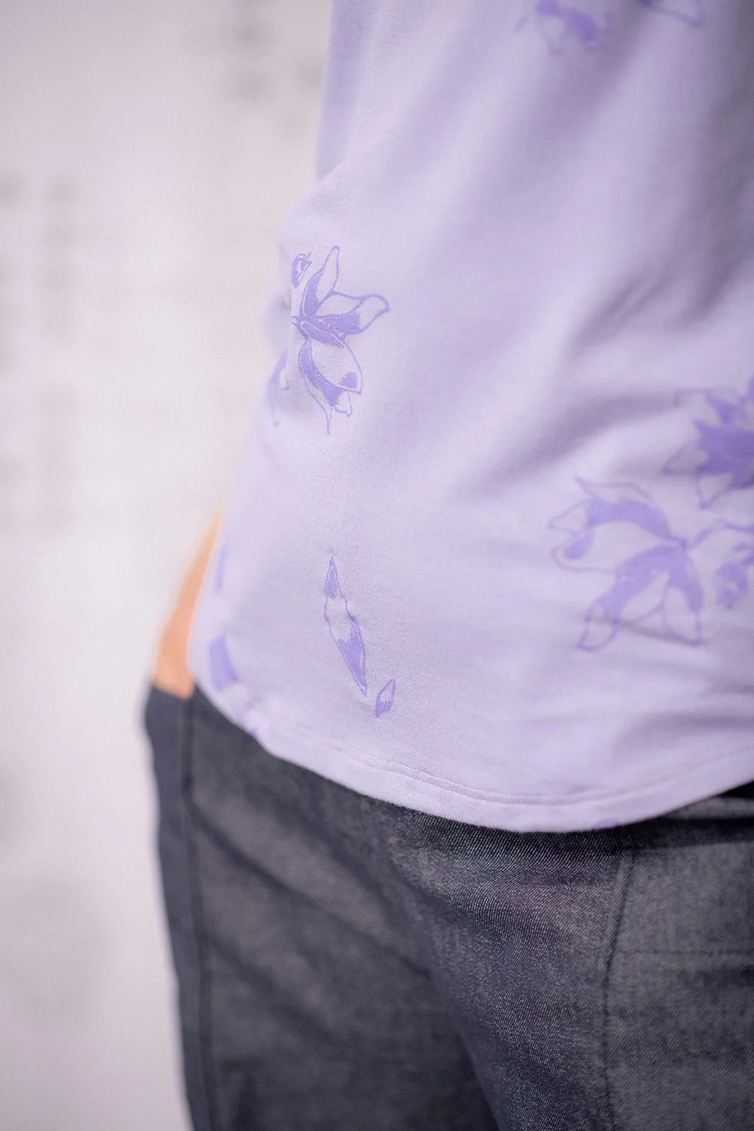 Puff Couture Tee - Pansy sold by Smoking Lily product image thumbnail 5