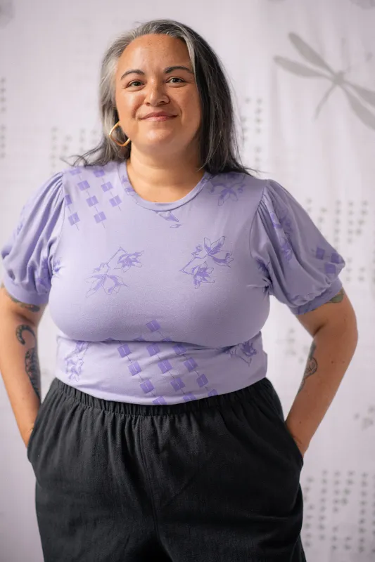 Puff Couture Tee - Pansy made by Smoking Lily