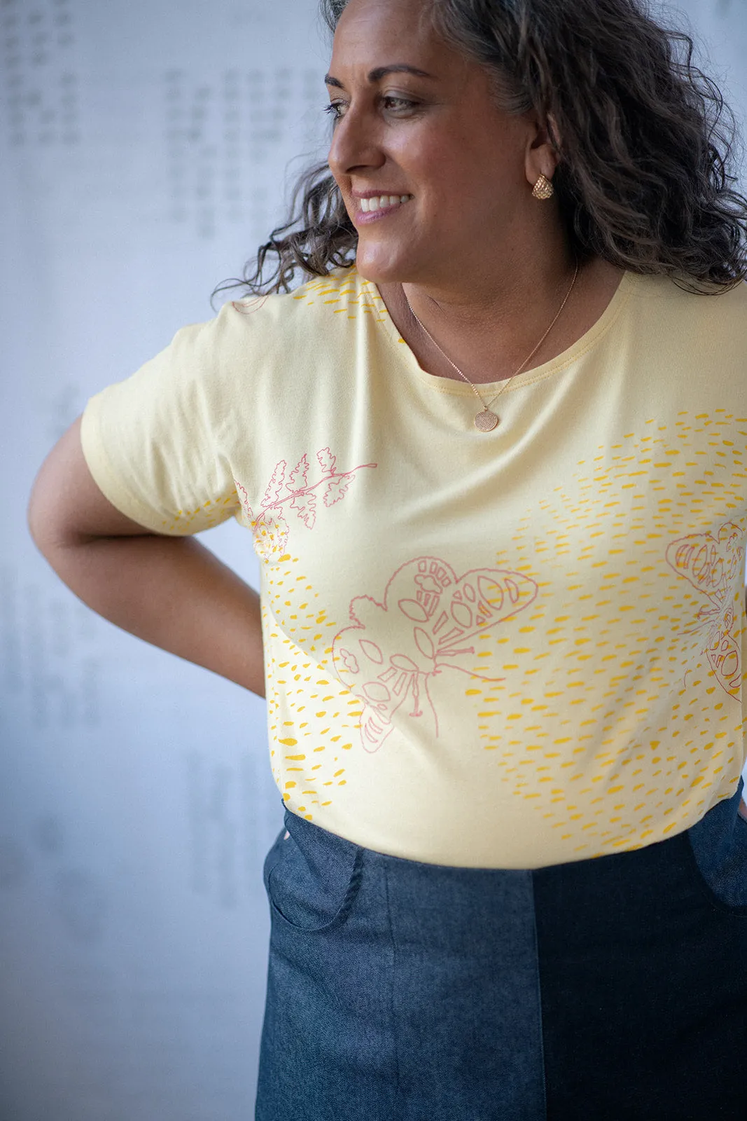Boatneck Tee - Meringue sold by Smoking Lily product image thumbnail 3